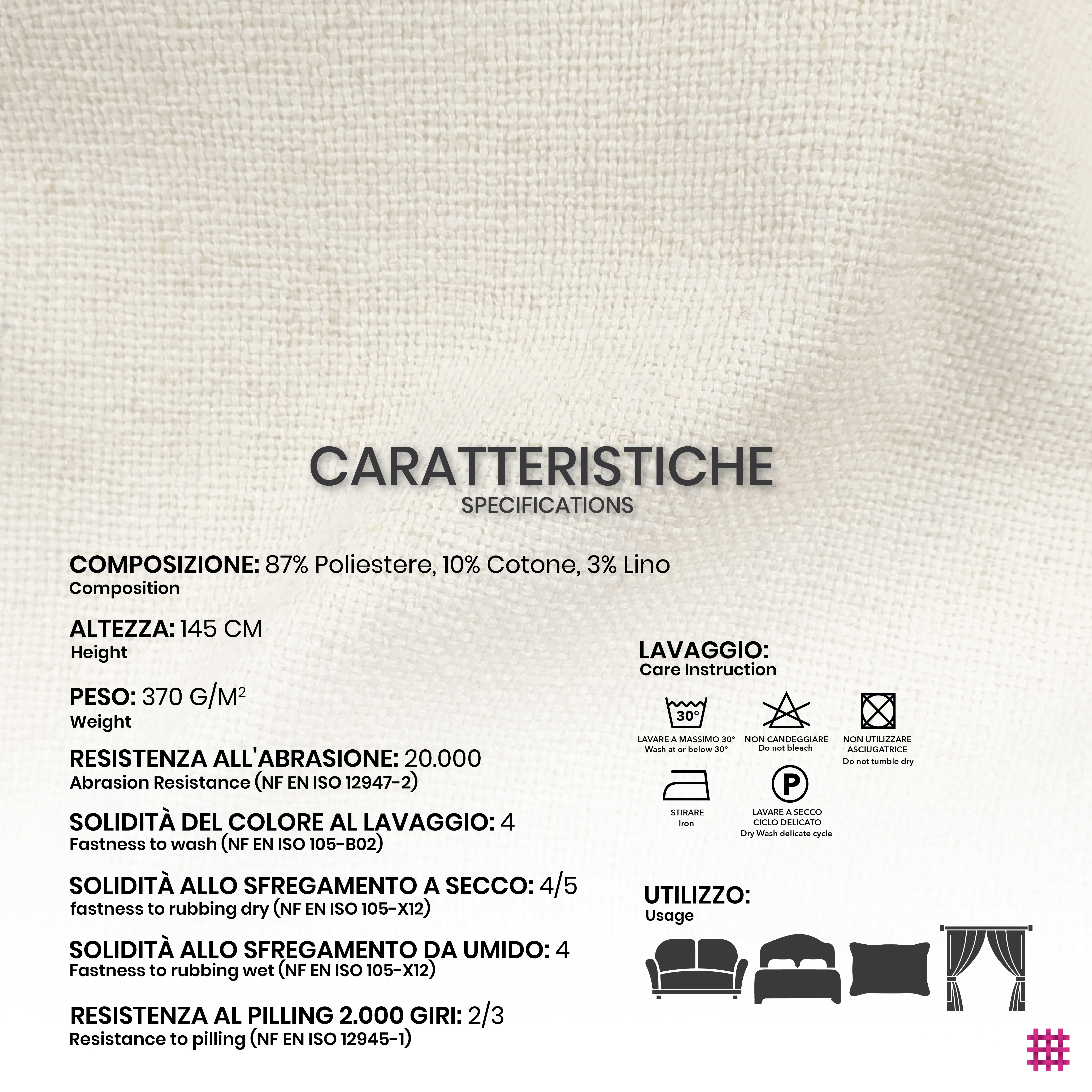 Tessuto Arredo Canapone Image