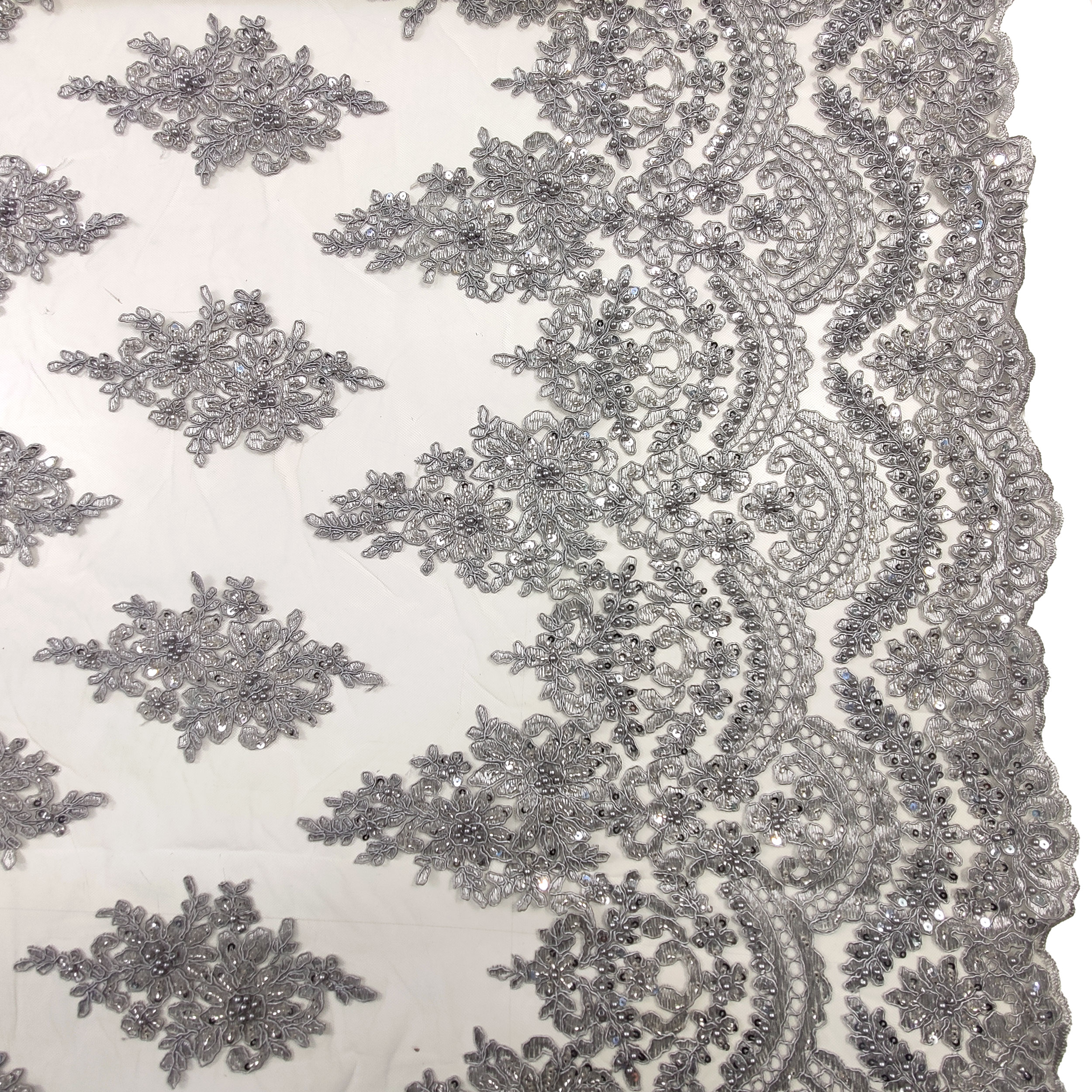 PATIKIL Nastro Pizzo Con Perle Finte 10 Iarde – 10 Pezzi Da 1 Iarda, Perle Da 6mm, Bordo Largo 15mm, Colore Bianco E Oro – Per Matrimoni, Fai-da-Te, Decorazioni - 3