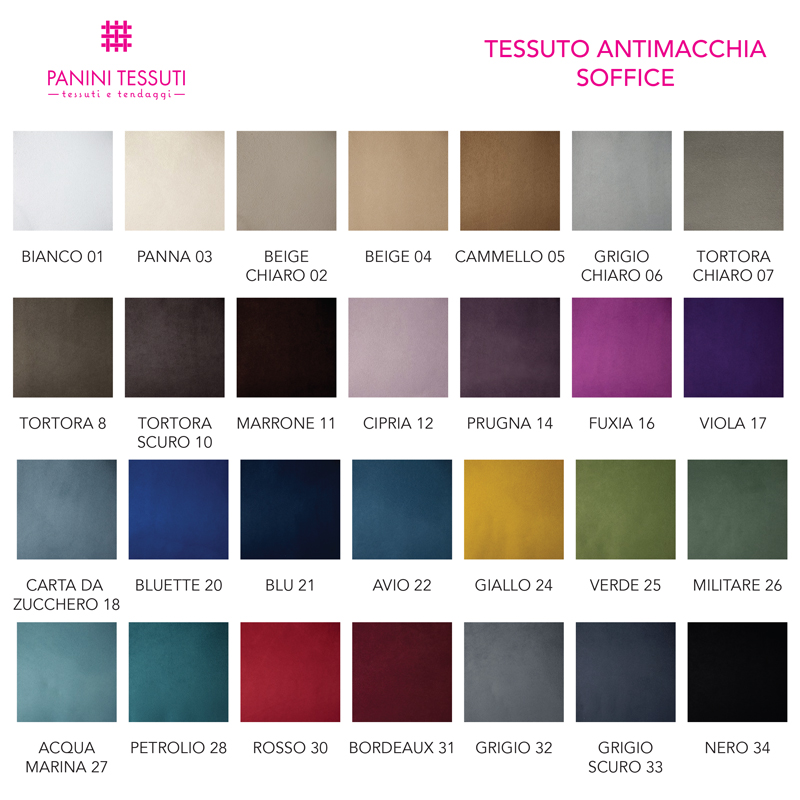 Tessuto antimacchia soffice