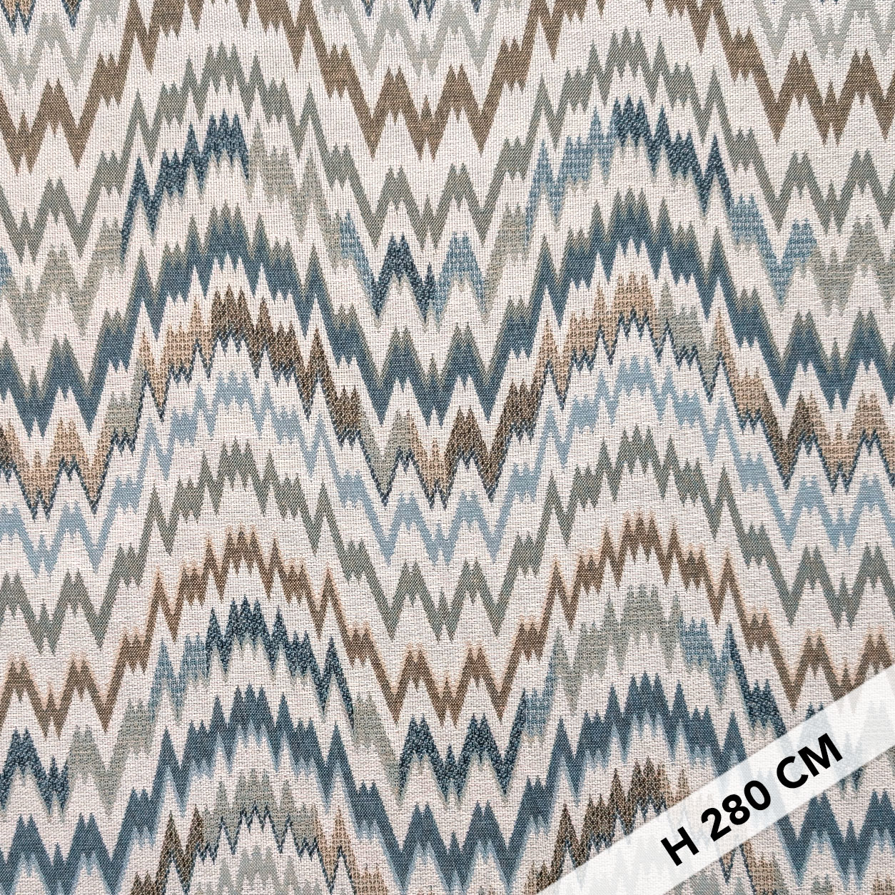 Jacquard Arredo Zig Zag Astratto Toni Freddi Image