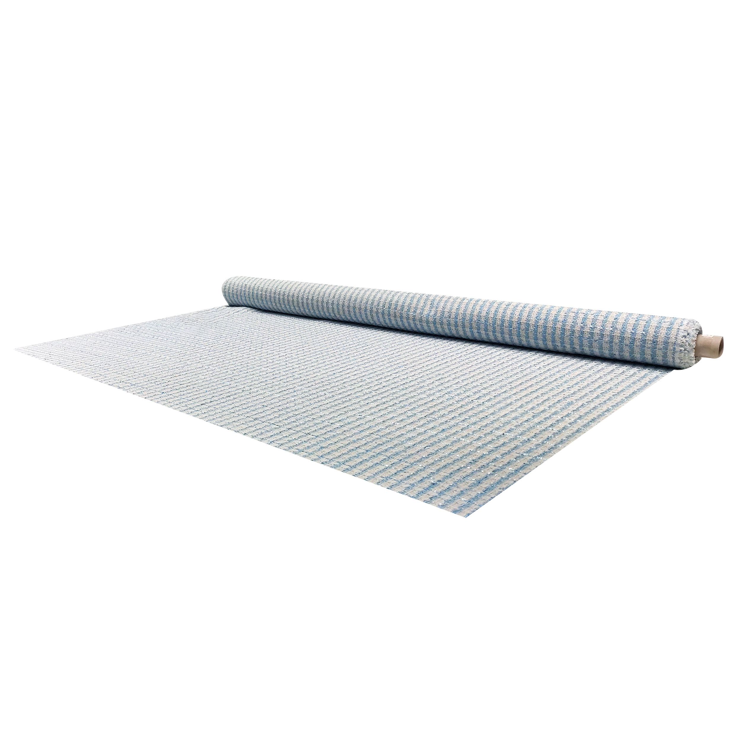 Tweed Alta Moda Azzurro Bianco Lurex