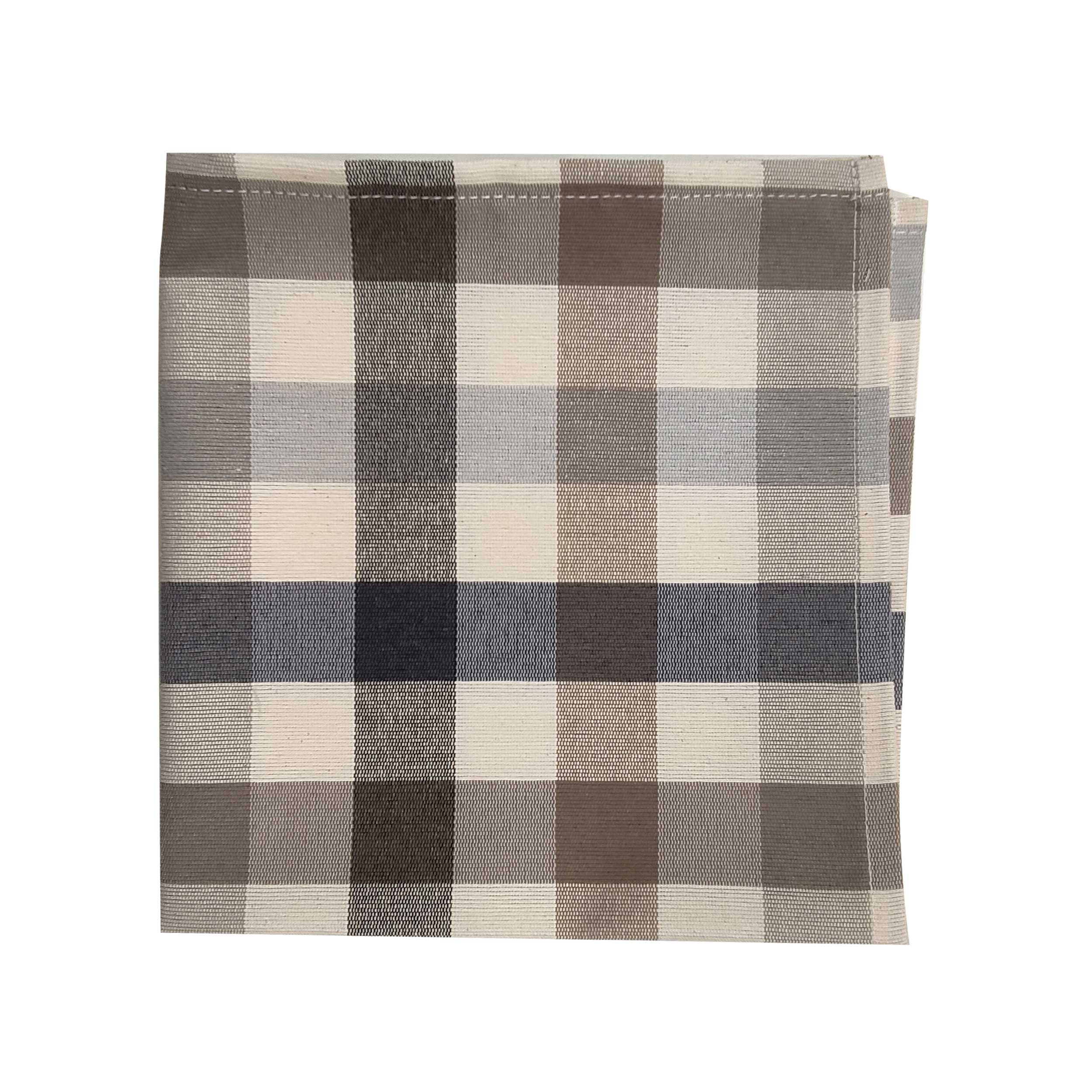 Tovagliolo Tinto in Filo Quadretti Multicolor Beige Image