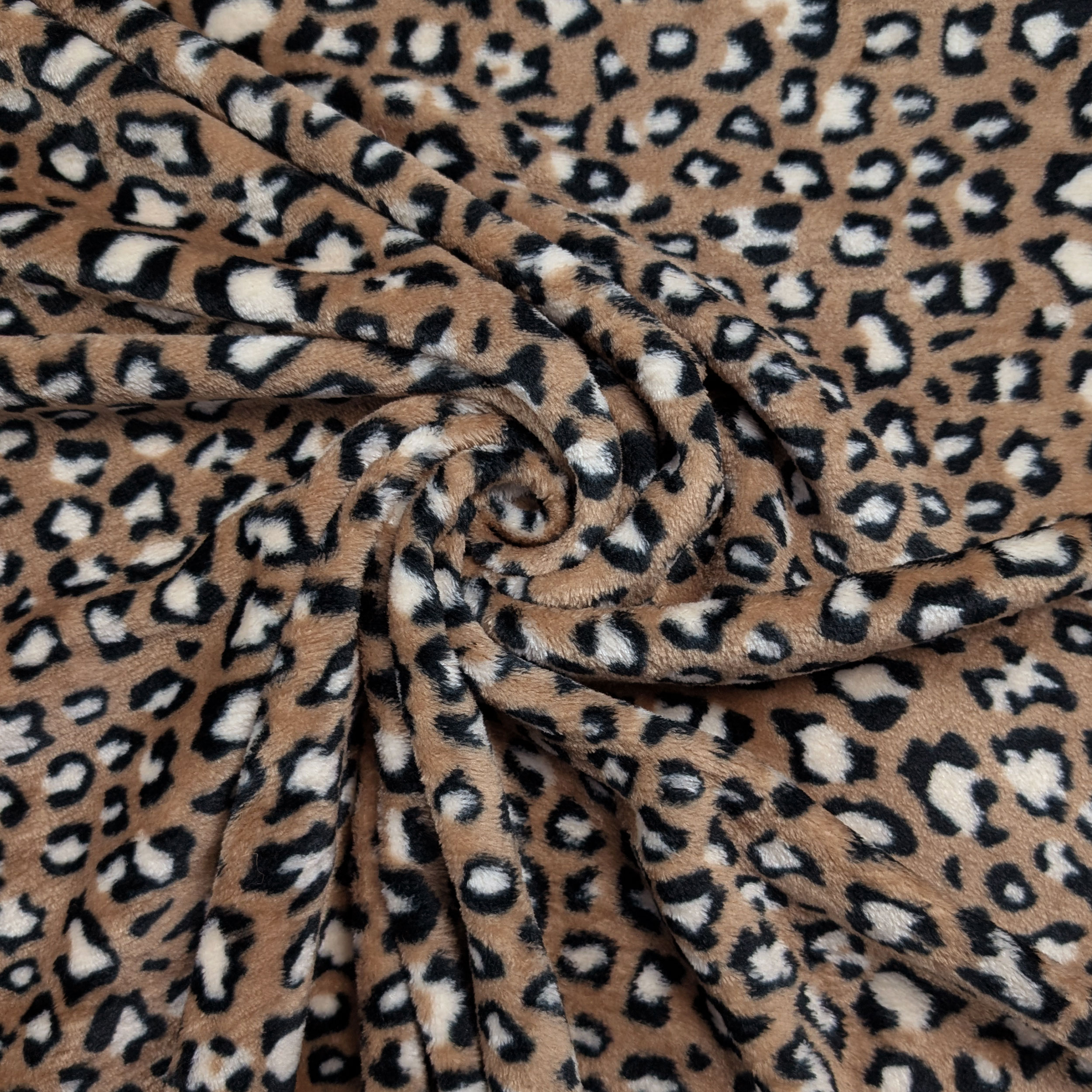 Pile Mano Cachemire Leopardato Marrone Image