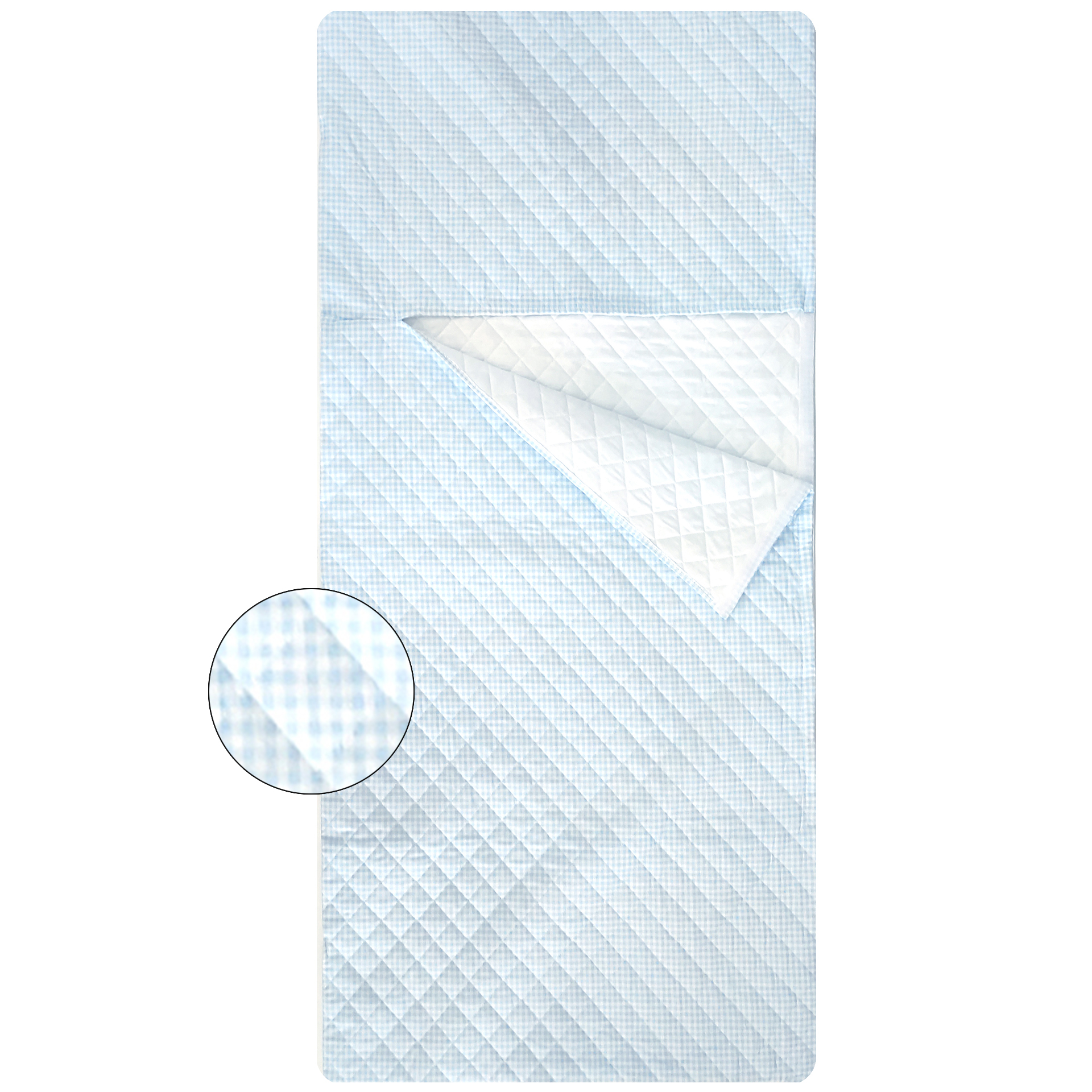 Sacco Nanna Quadretti Azzurro