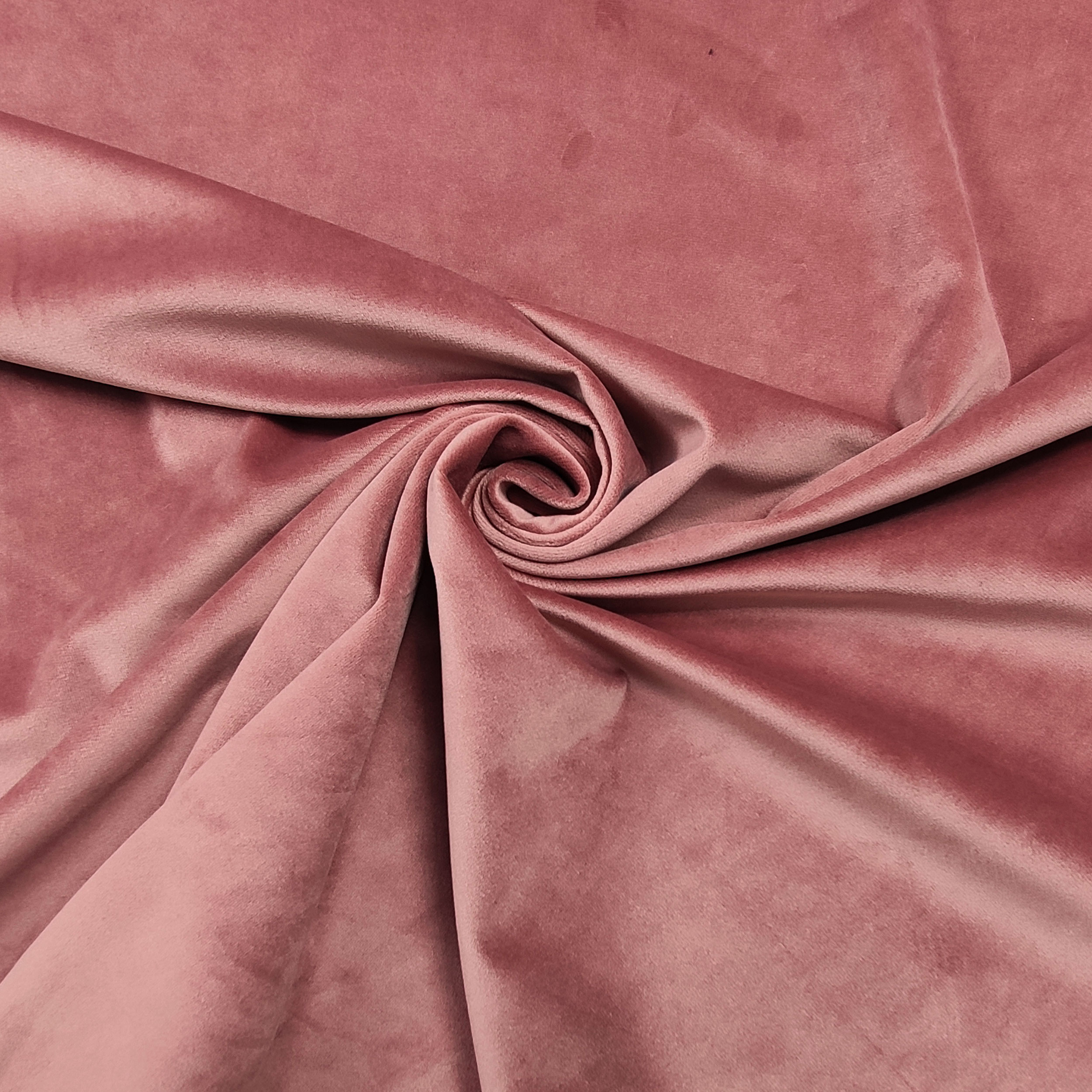 velluto cotone rosa