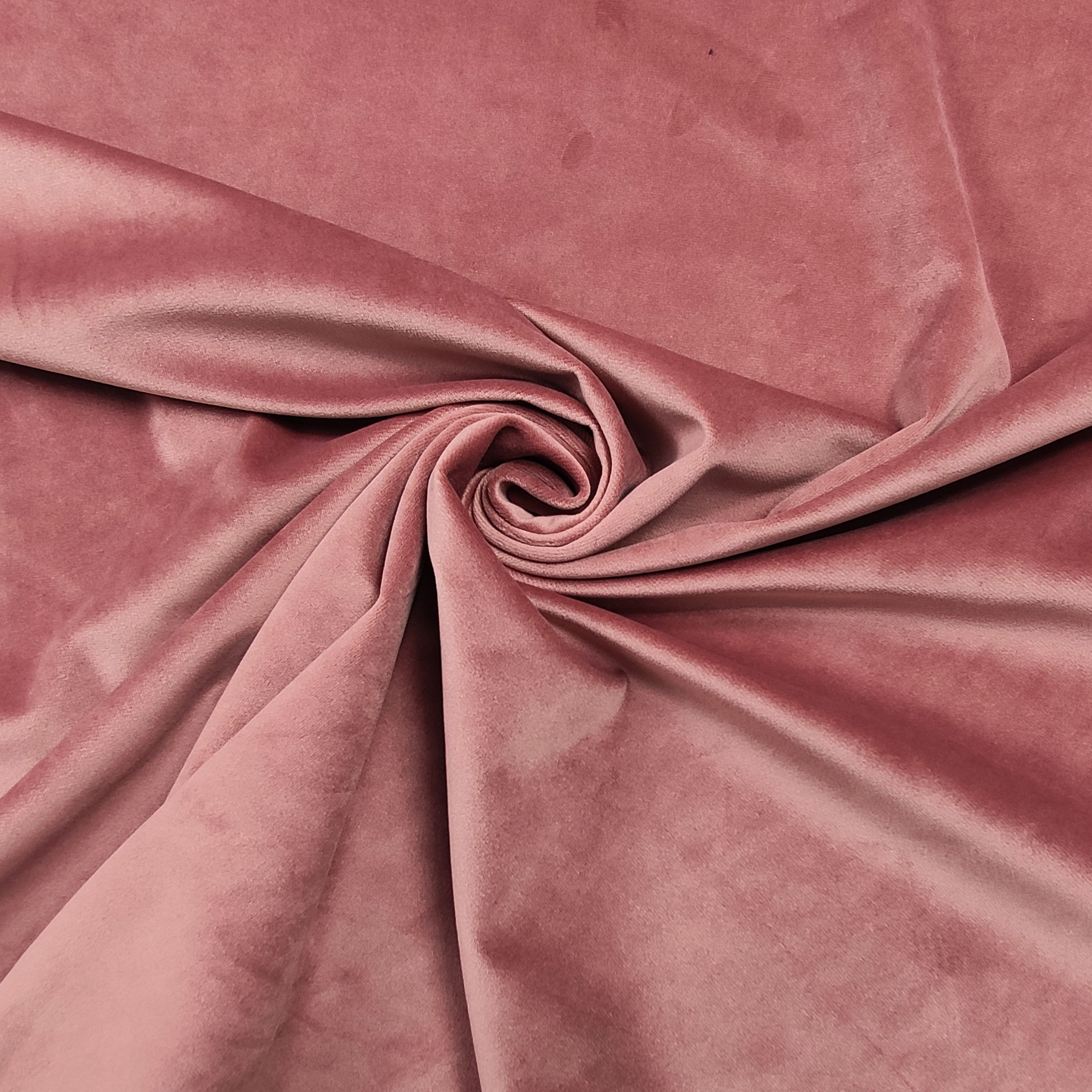 Velluto Tinta Unita Rosa