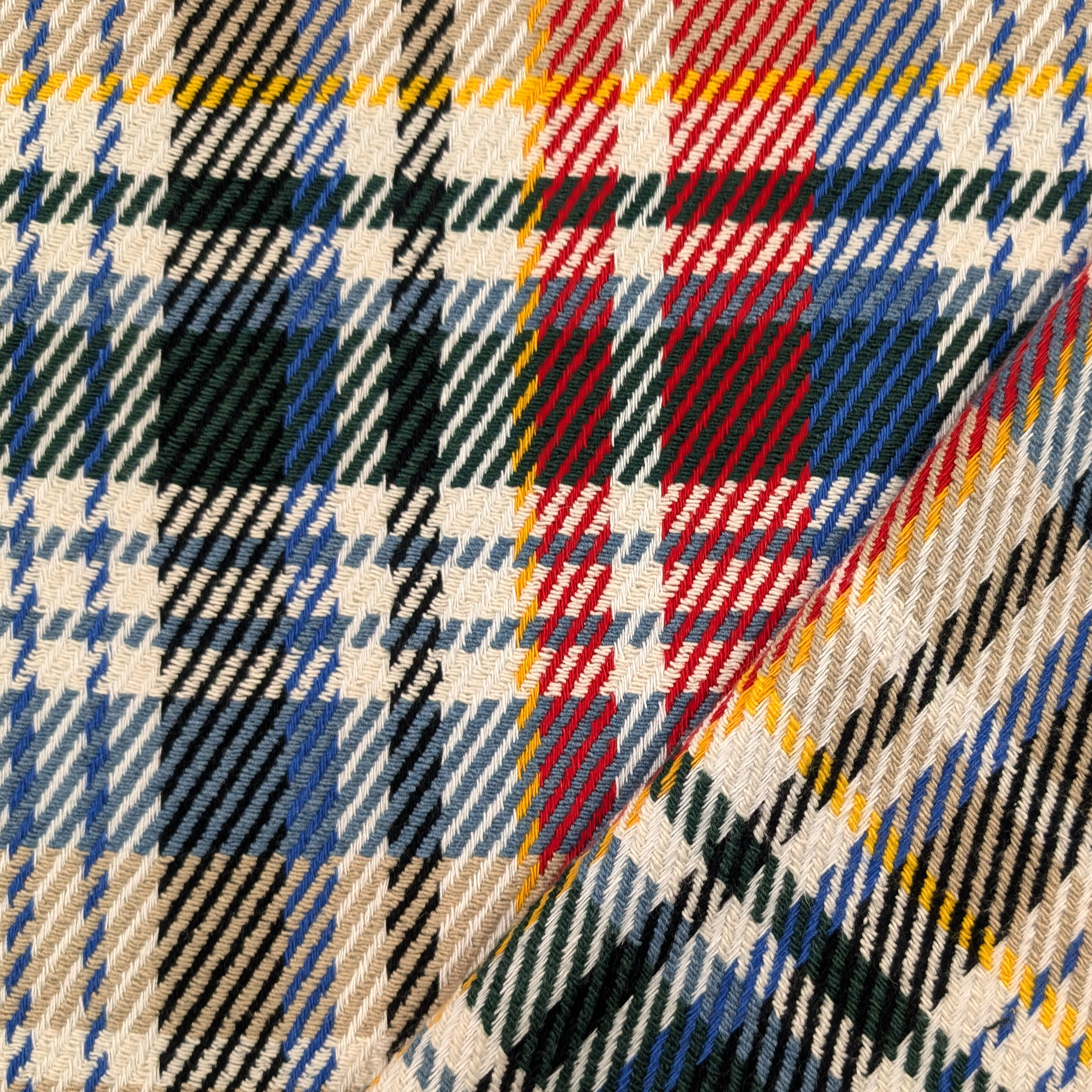 Jacquard Tartan Righe Multicolor Image