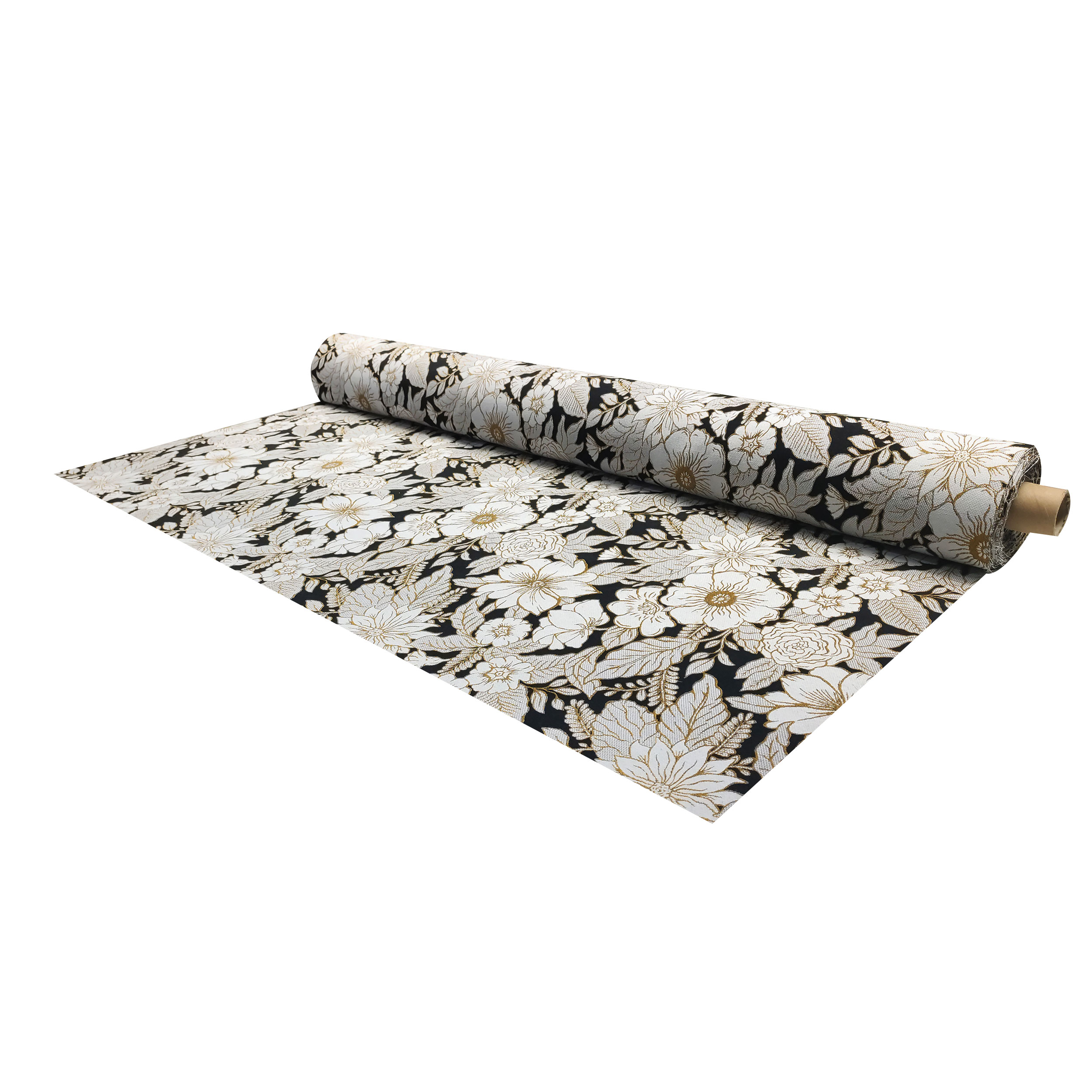 Jacquard Fiori Bianchi