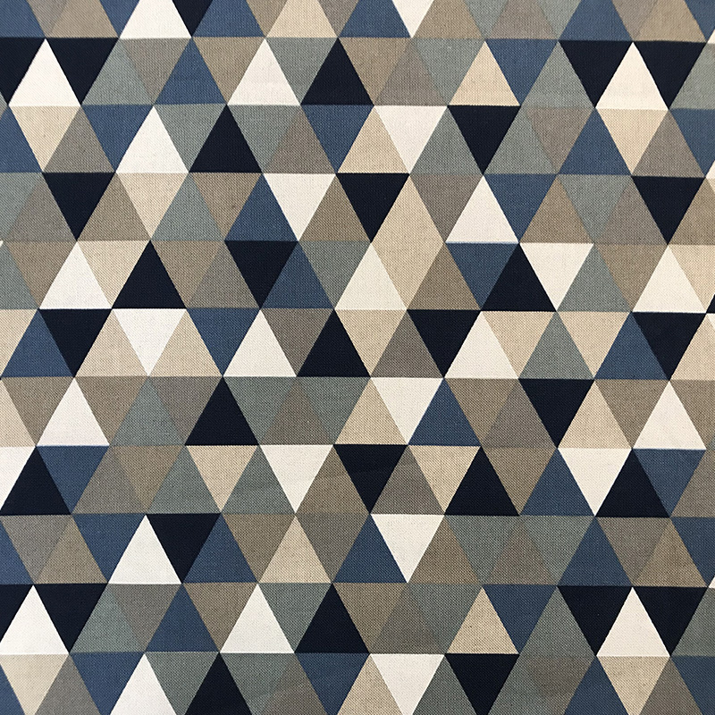 Cotone triangoli blu