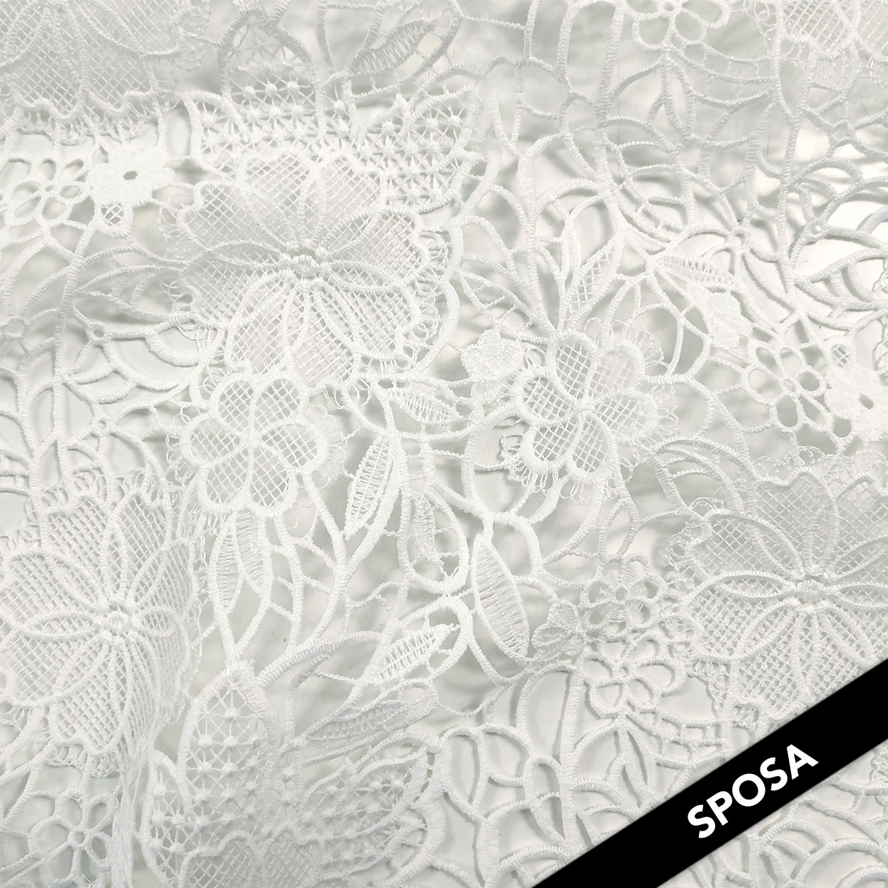Macramè Sposa Taglio Vivo Floreale Image