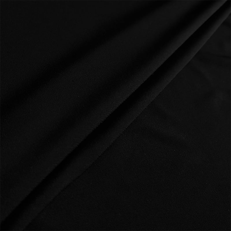 Jersey Tinta Unita Lux Nero