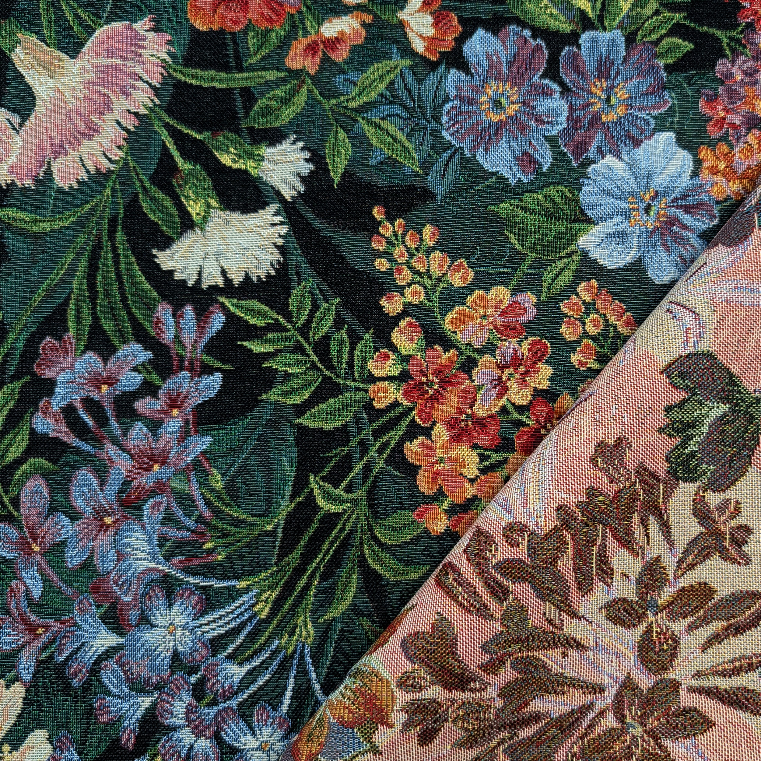 Tessuto Gobelin Fantasia Bouquet Floreale Image