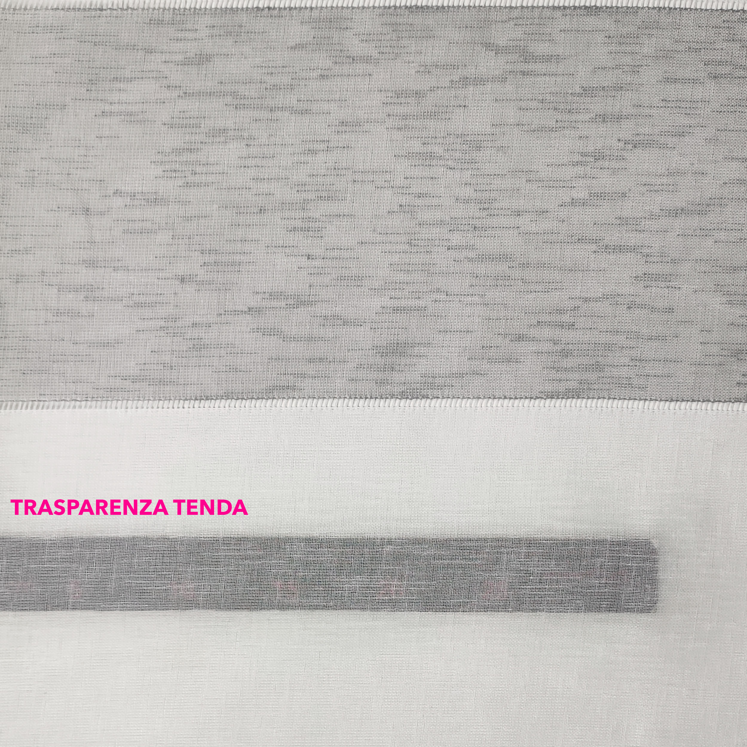 Tessuto Tenda Fasce Ajour Grigio