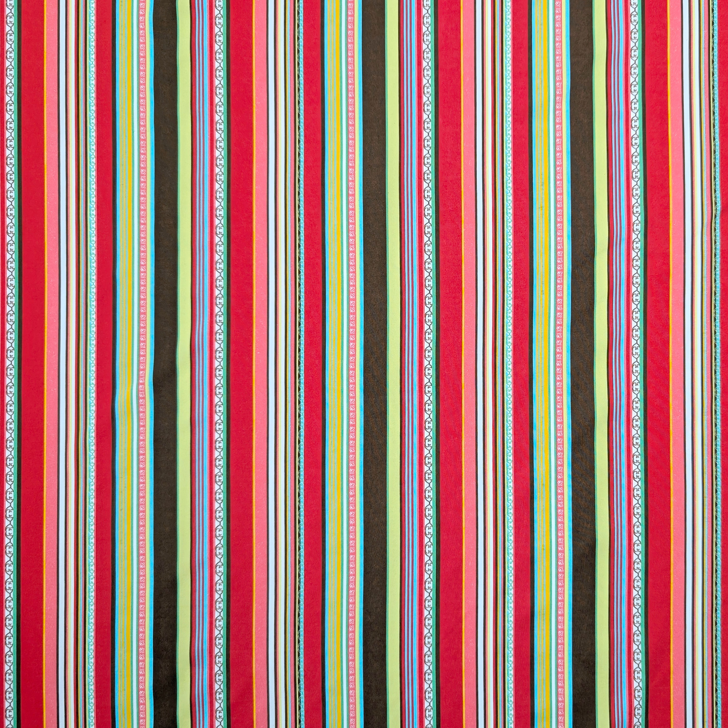 Maglina Bielastica Righe Multicolor Image