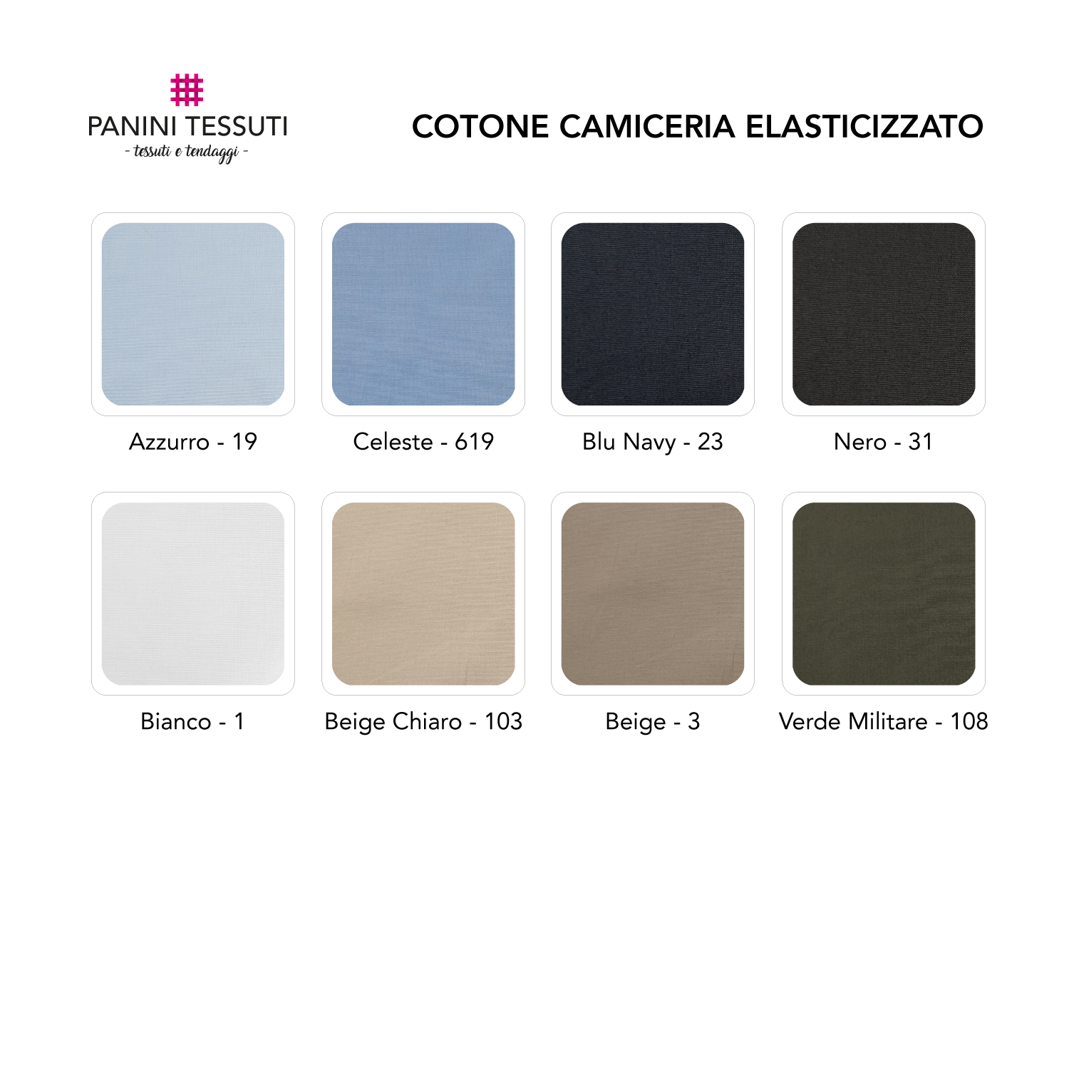 Cotone Camiceria Elasticizzato Image