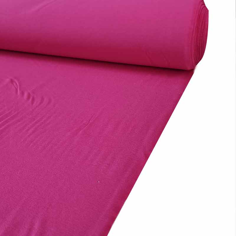 Tessuto Jersey Leggero Tinta Unita Fuxia 