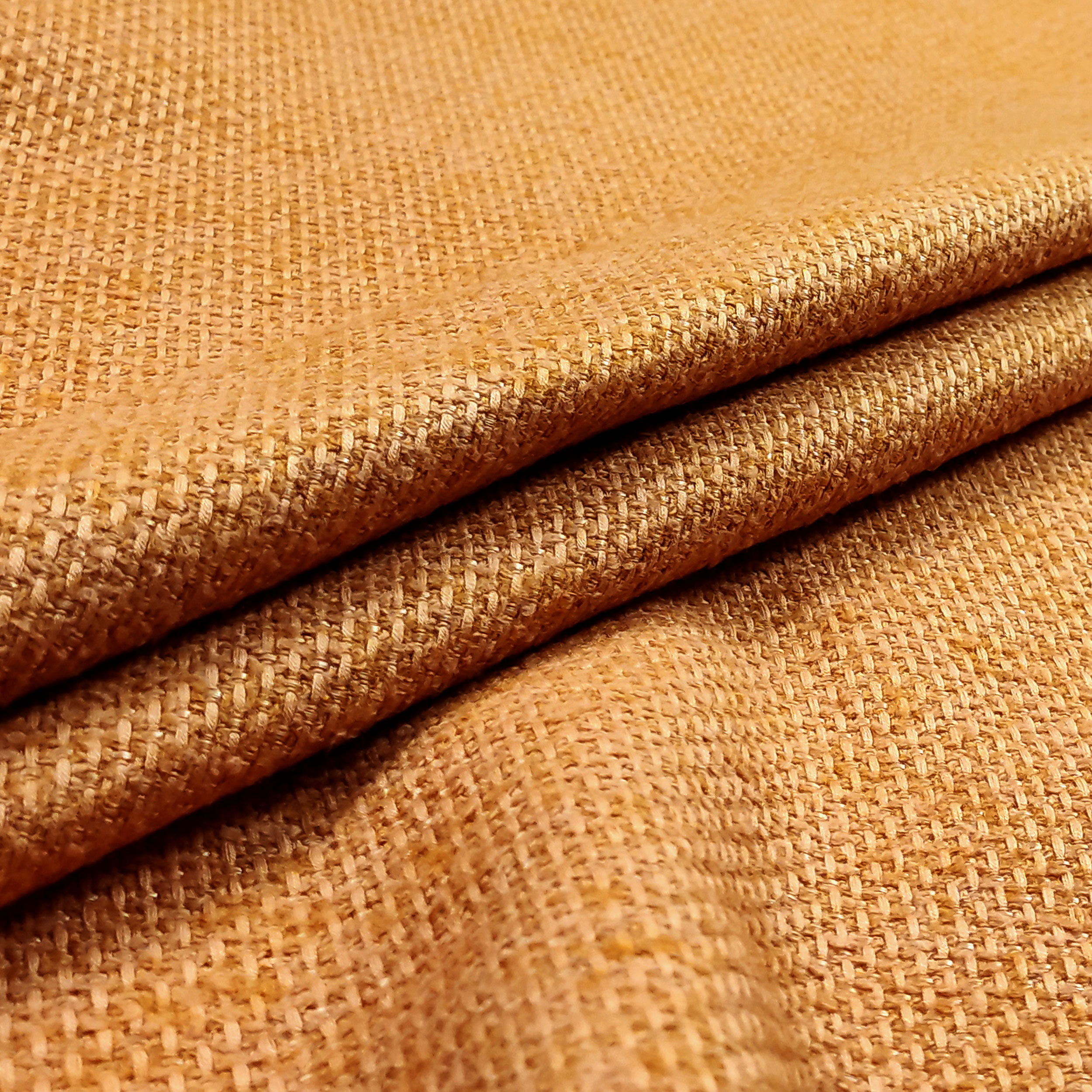 tweed misto cotone arancio chiaro