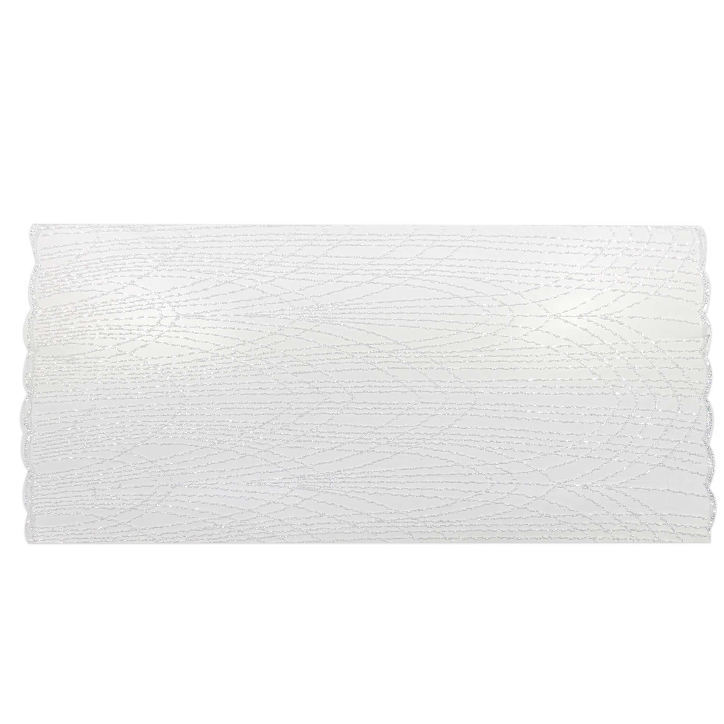 Tulle Cascata di Perline Bianco Sposa Image