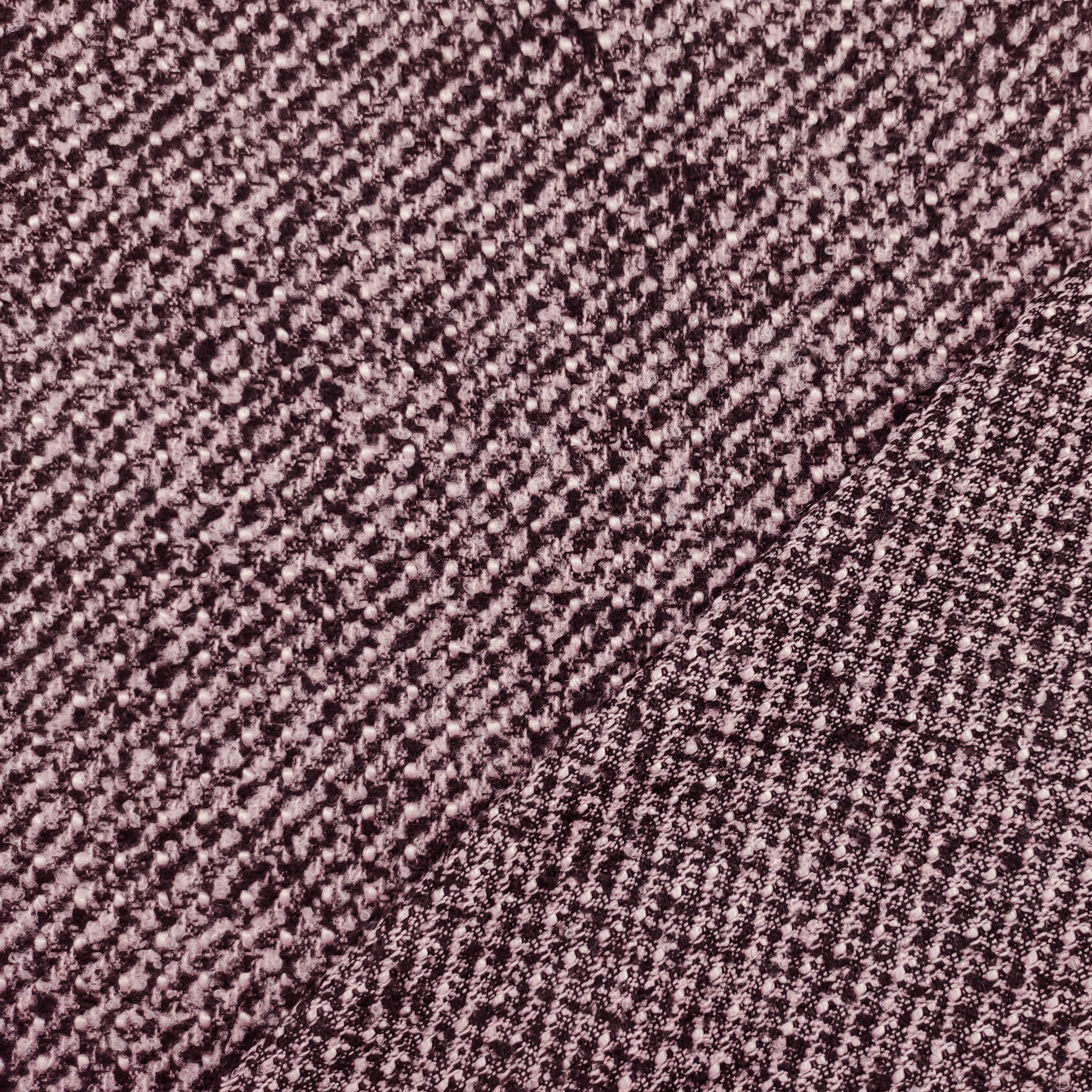 Cappotto Tweed Rosa e Nero