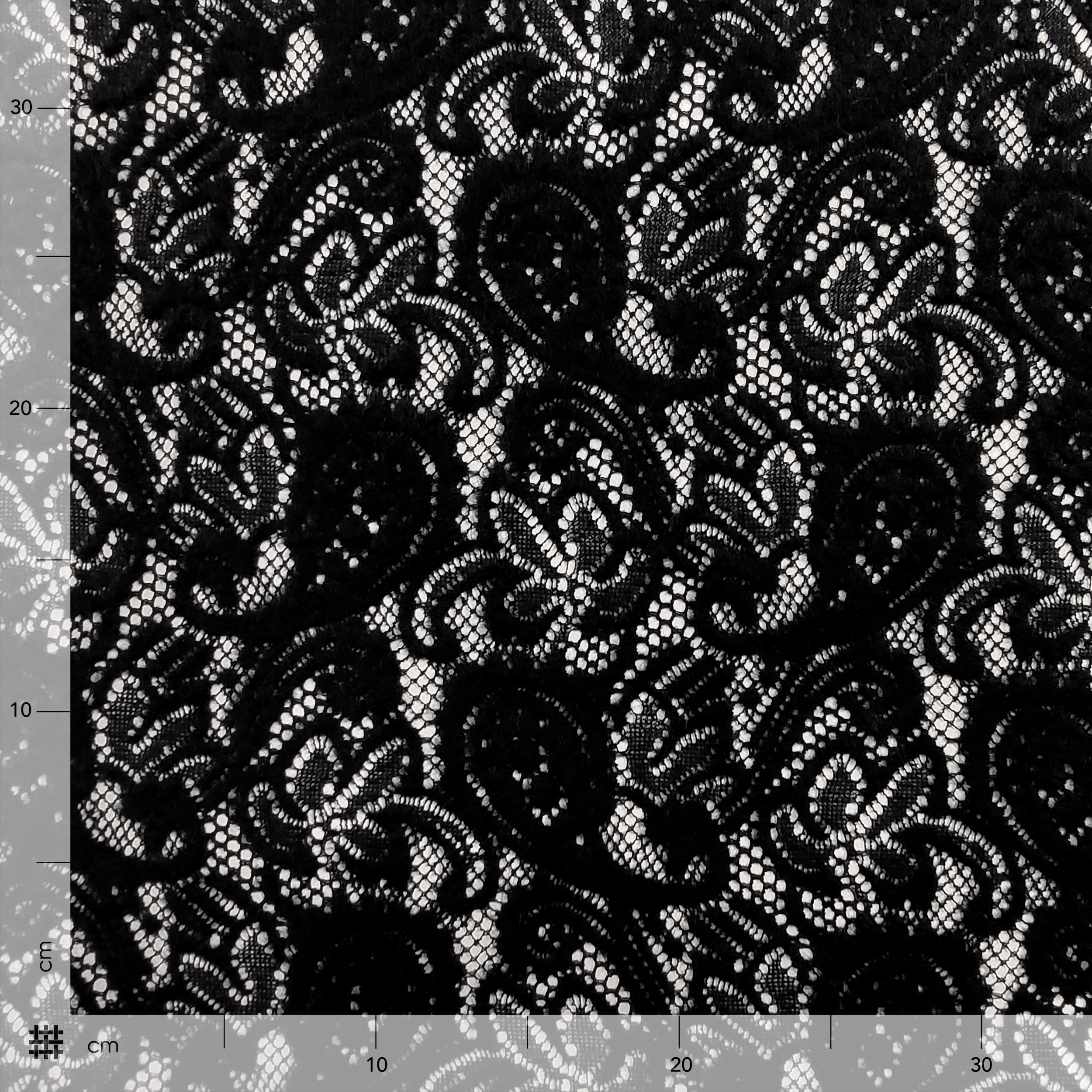 Pizzo in Misto Lana Nero
