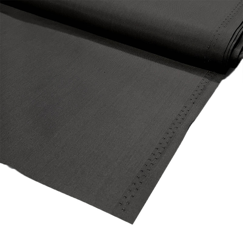 Stoffa taffeta grigio scuro
