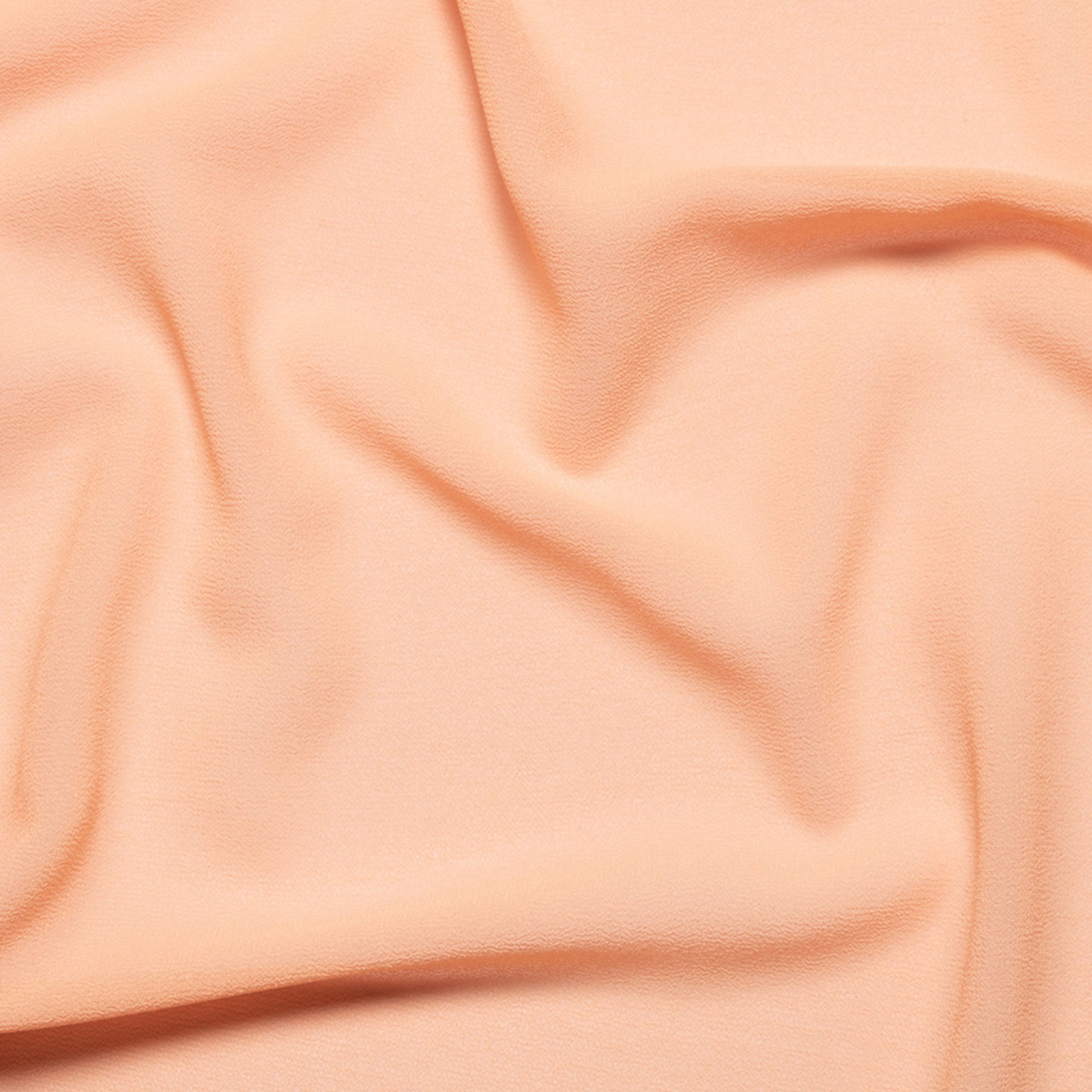 Tessuto Georgette Elasticizzato Tinta Unita Salmone 