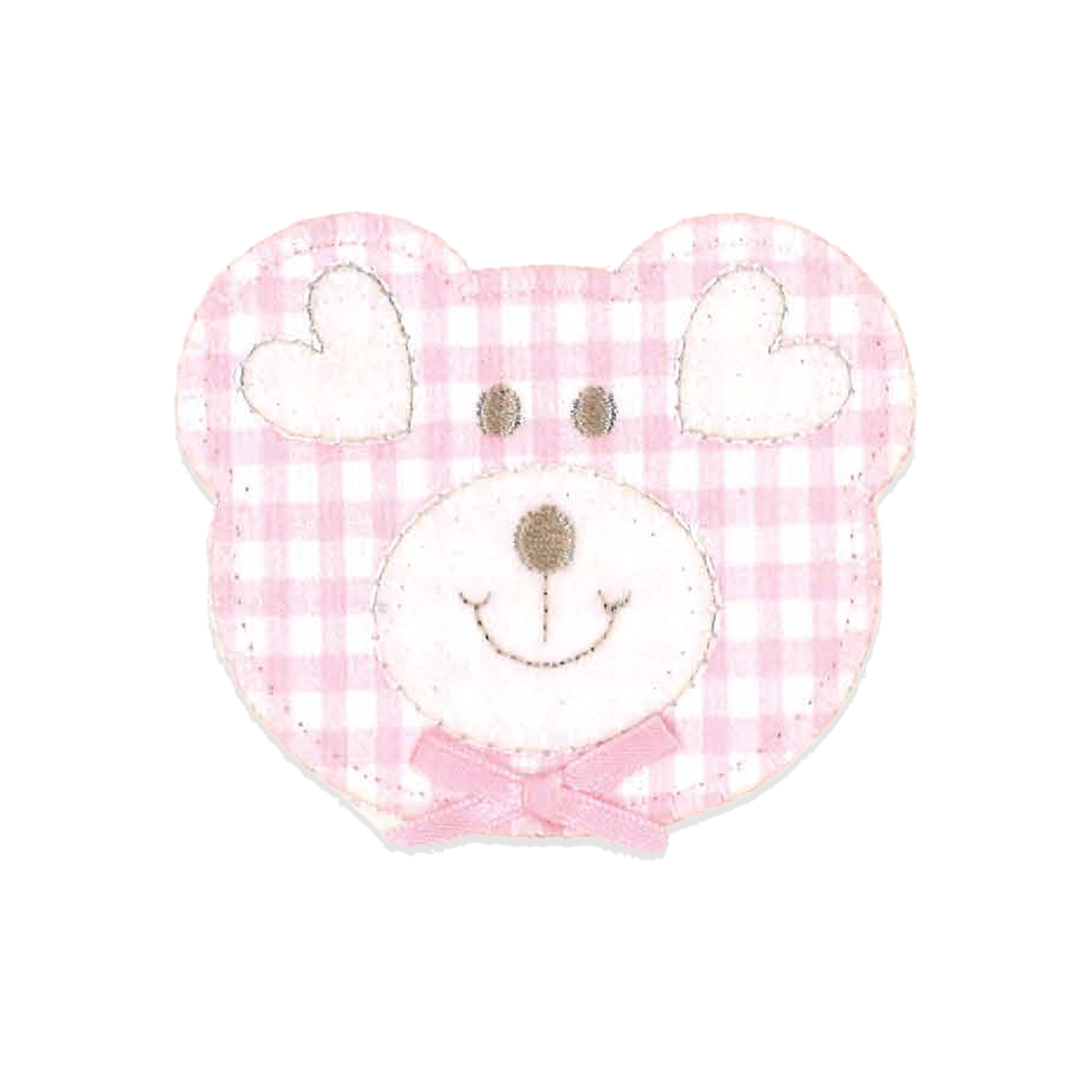 PATCH FLOREALE PAILLETTES E PERLINE TERMOADESIVO - ROSA