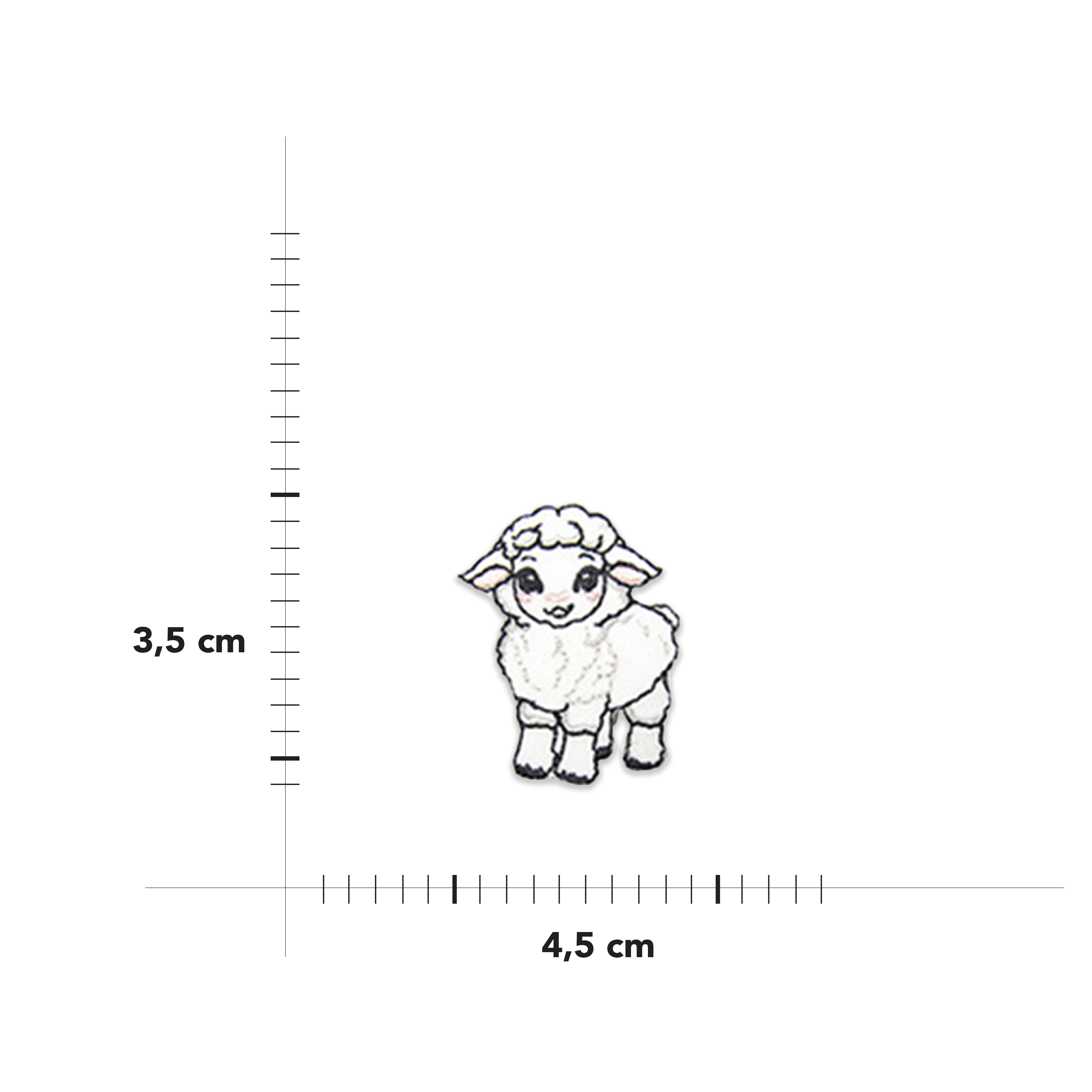 Applicazione Termoadesiva Agnello Image