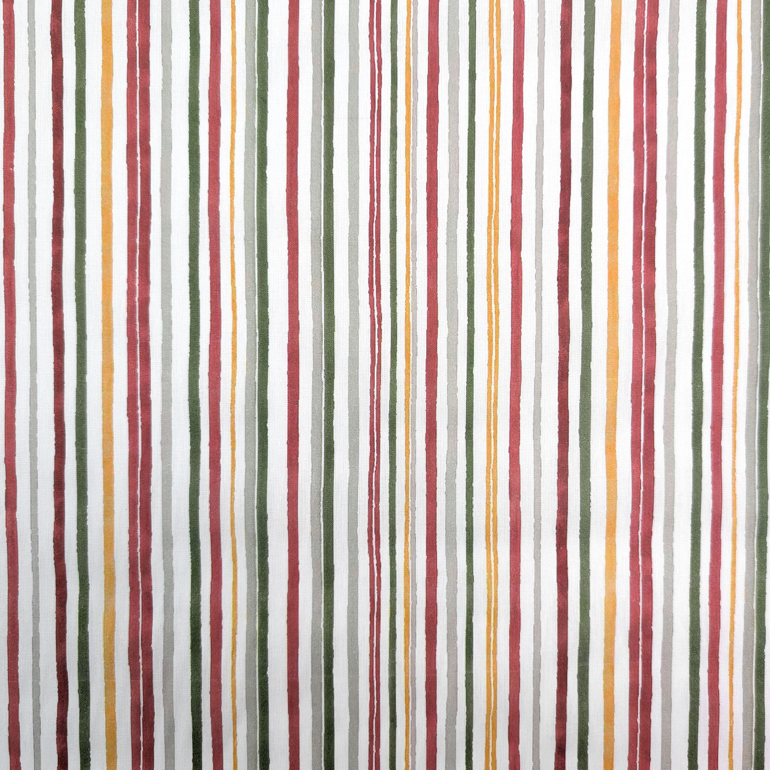 Cotone Percalle Righe Verticali Multicolor Image
