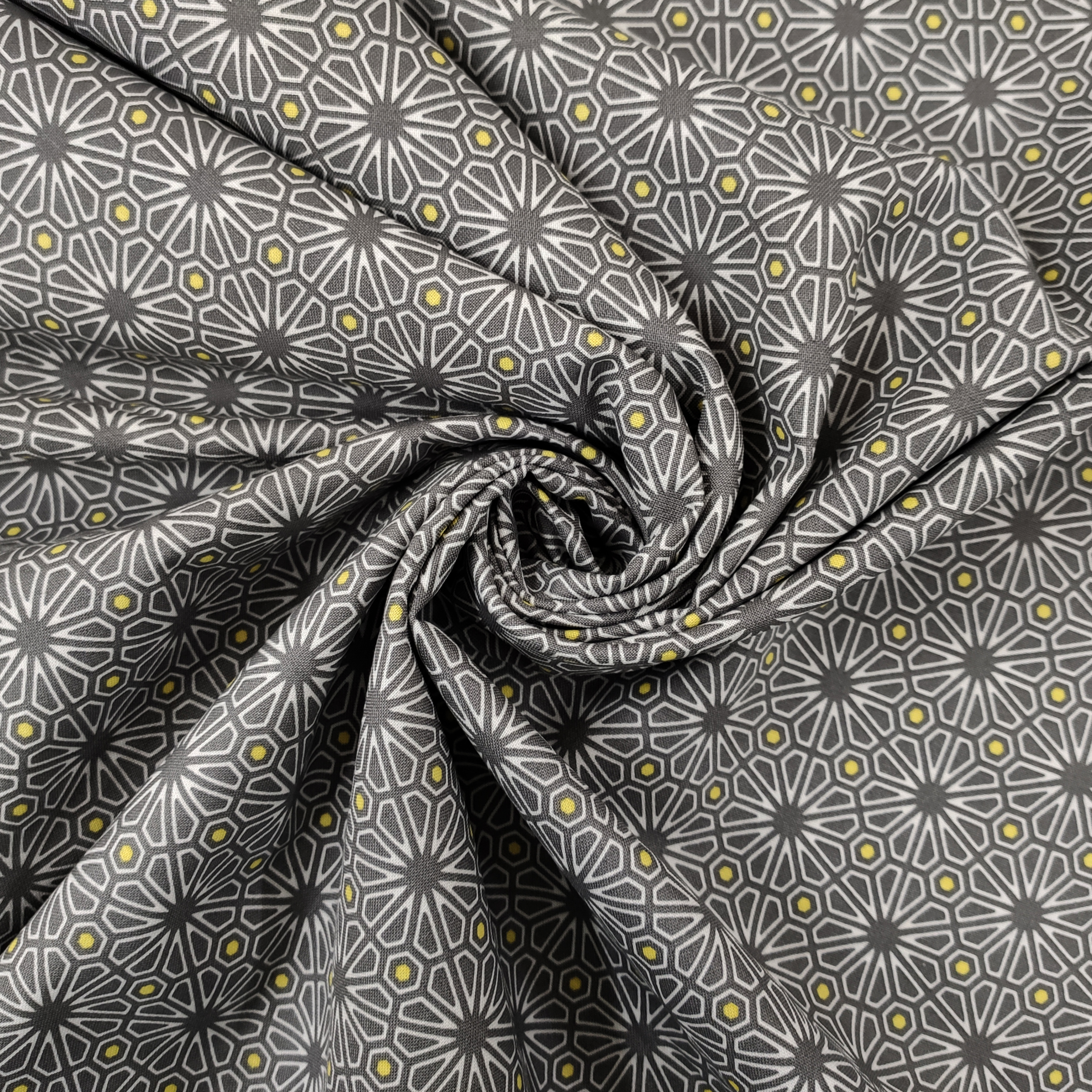 tessuti-cotone-fiori-geometrici-grigio