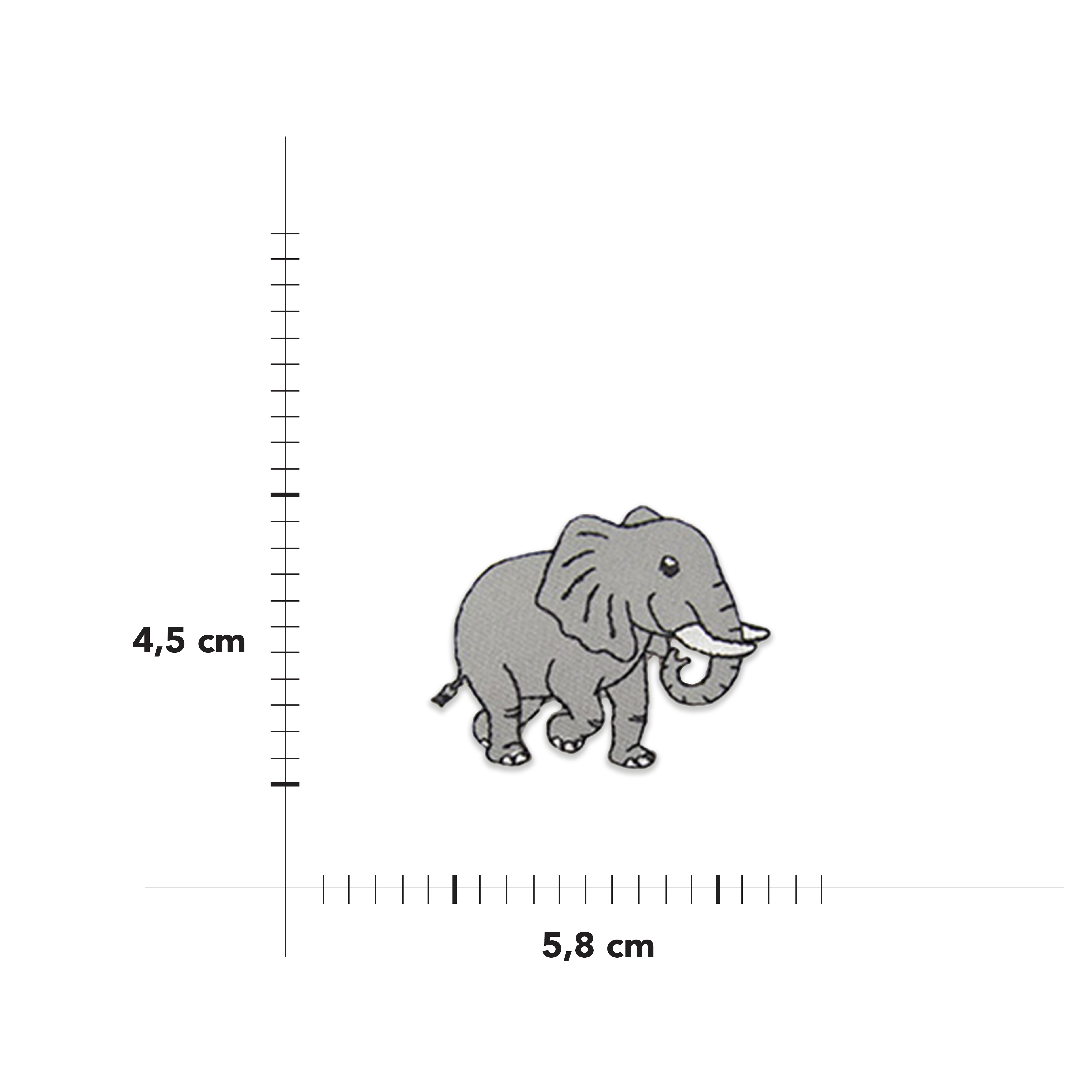 Applicazione Termoadesiva Elefante Image