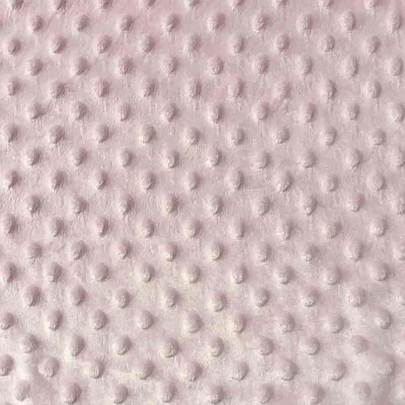 Tessuto Minky Dots Rosa bambini