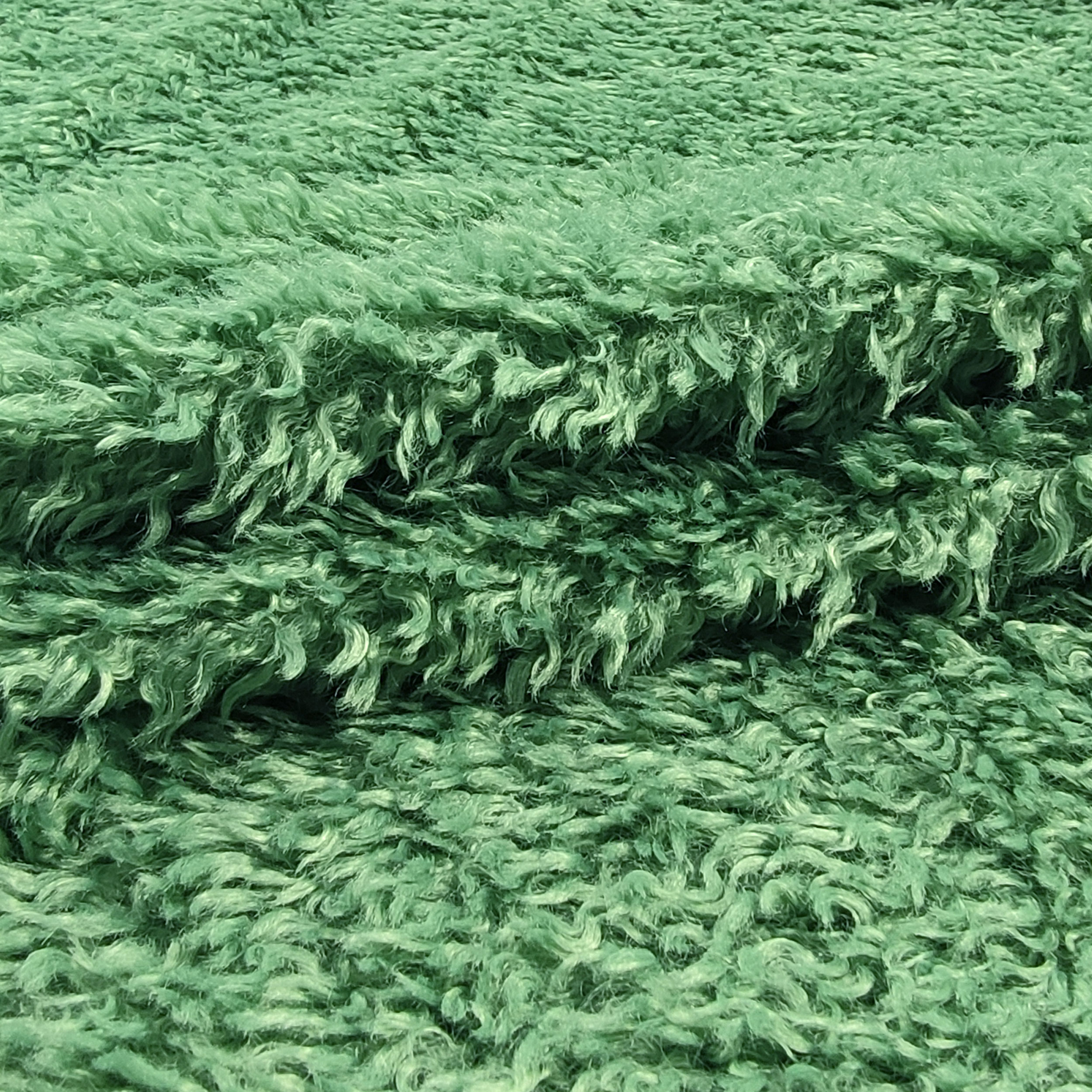 Pelliccia Tinta Unita Menta