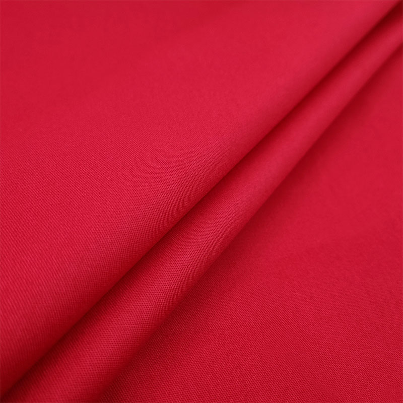 Gabardine di Cotone Rosso 