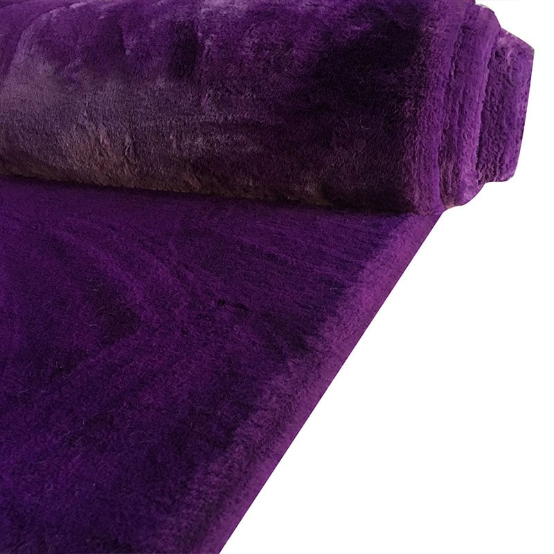 Tessuto Pelliccia da Abbigliamento Special  Rosso  Viola 