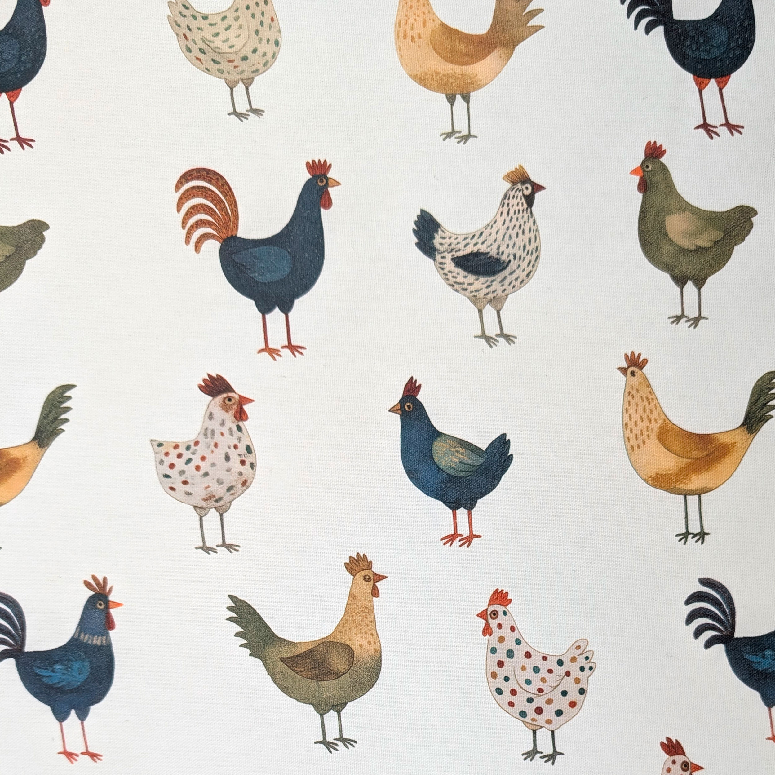 Tessuto per Tovaglia Resinata Galline Image