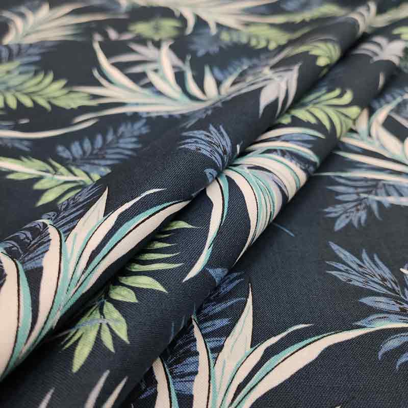 cotone-con-foglie-gutermann-jungle-blu
