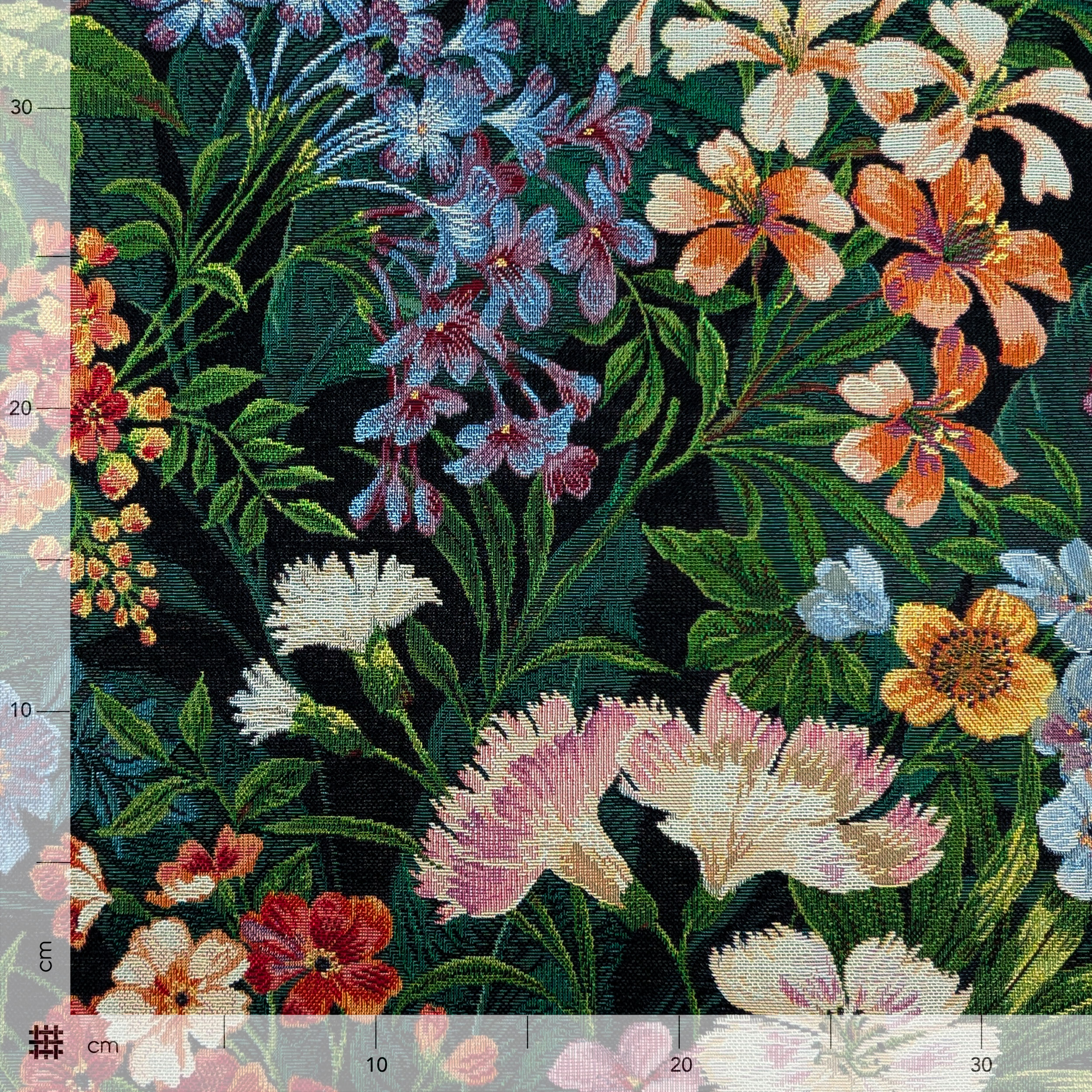 Tessuto Gobelin Fantasia Bouquet Floreale Image