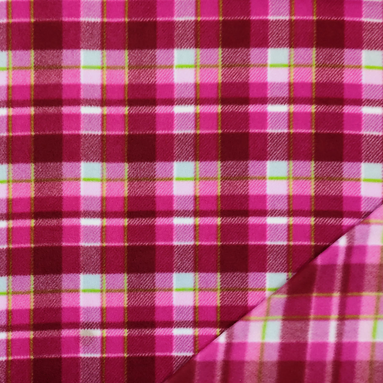 Pile Tartan Fuxia Image