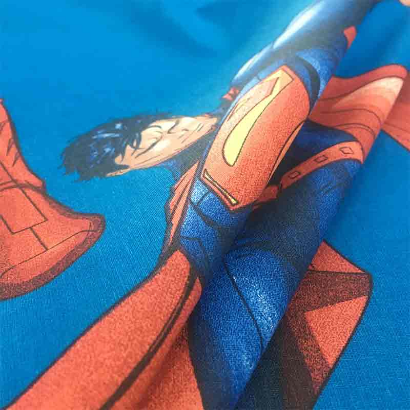 Tessuto Cotone Superman Dettaglio
