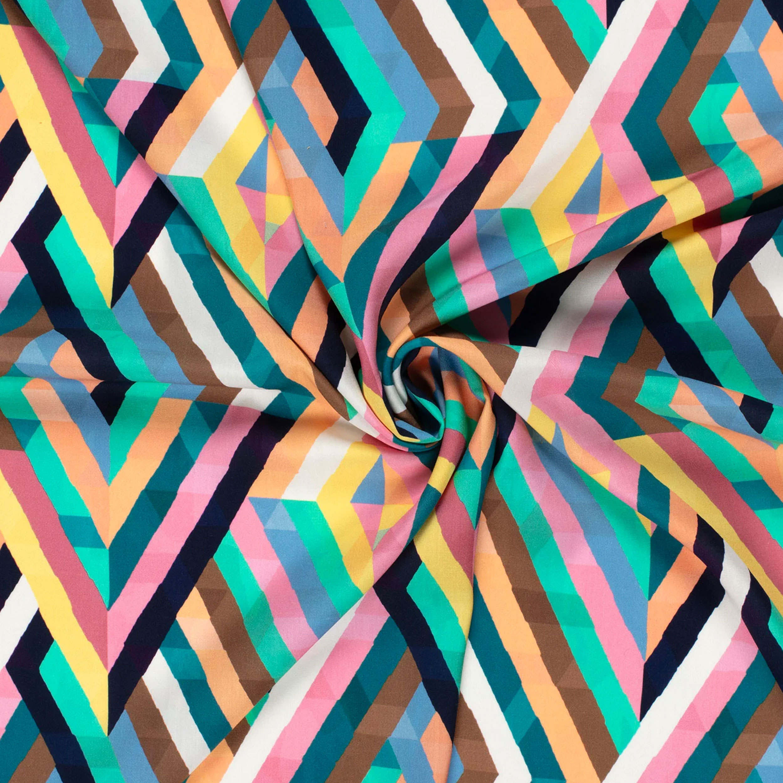 Viscosa Fantasia Geometrica Multicolor
