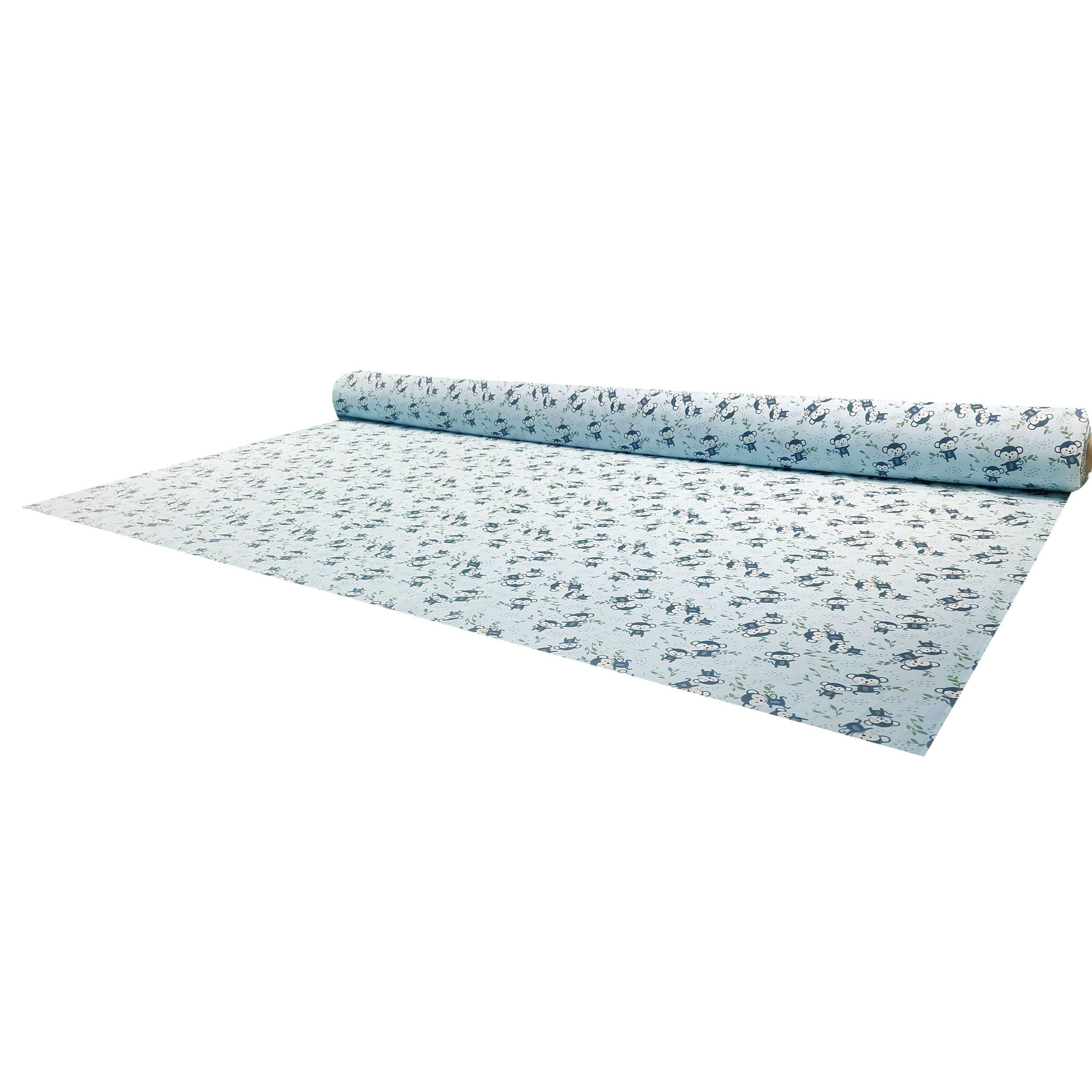Cotone Scimmiette Blu