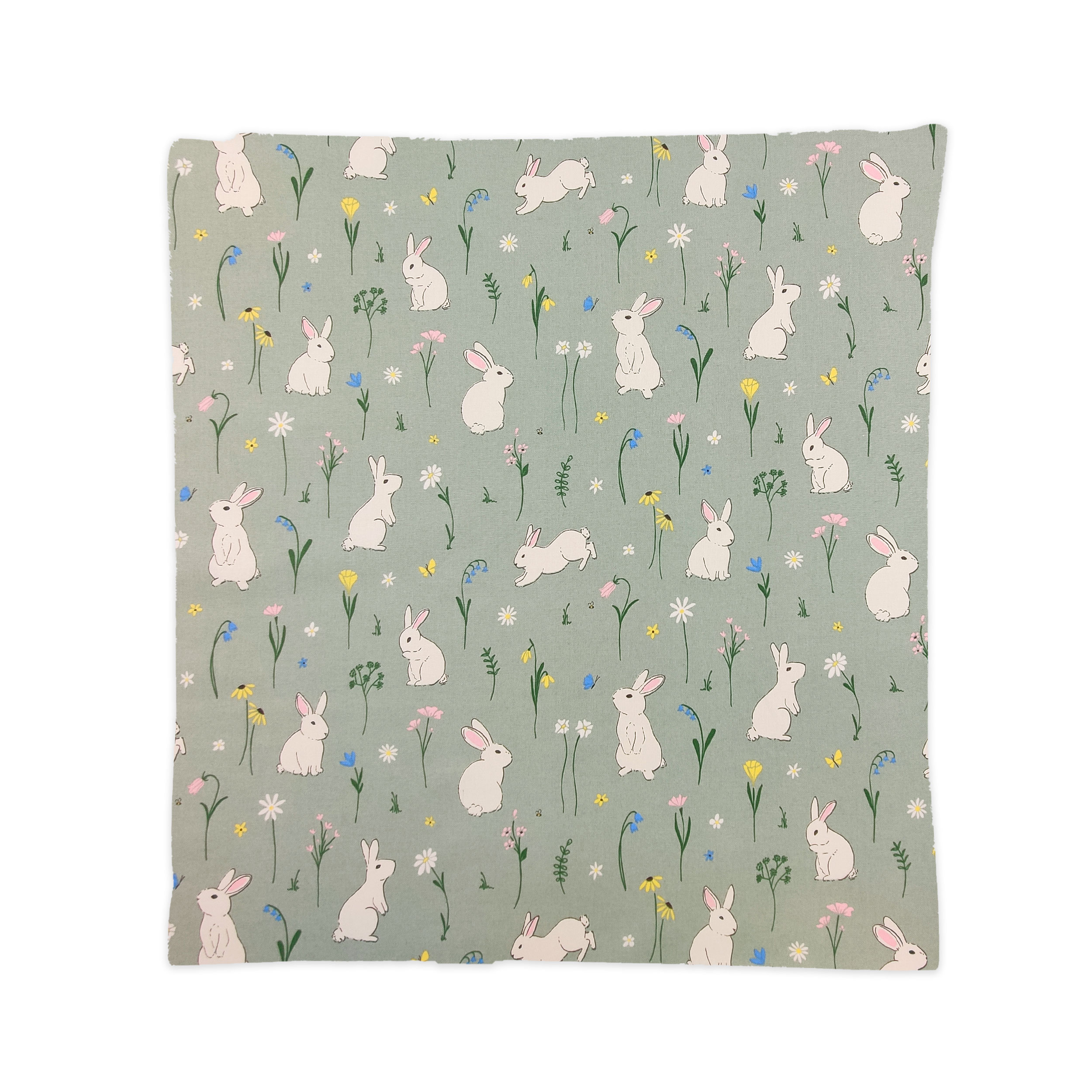 Federa Pasquale 45×45 Cm In Morbido Poliestere – Con Coniglietti E Uova, Decoro Primaverile Per Divano E Soggiorno