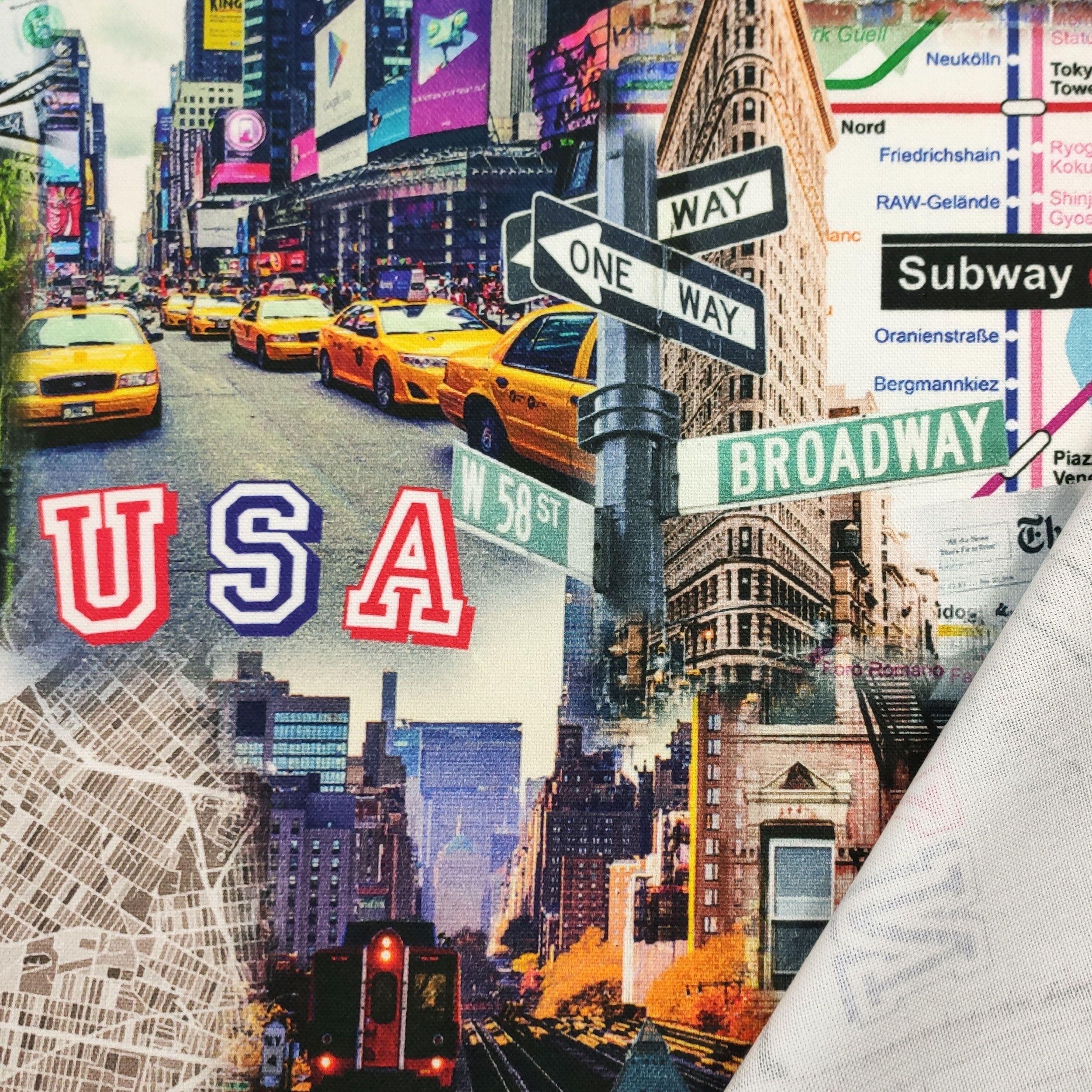Tessuto Panama Cotone New York