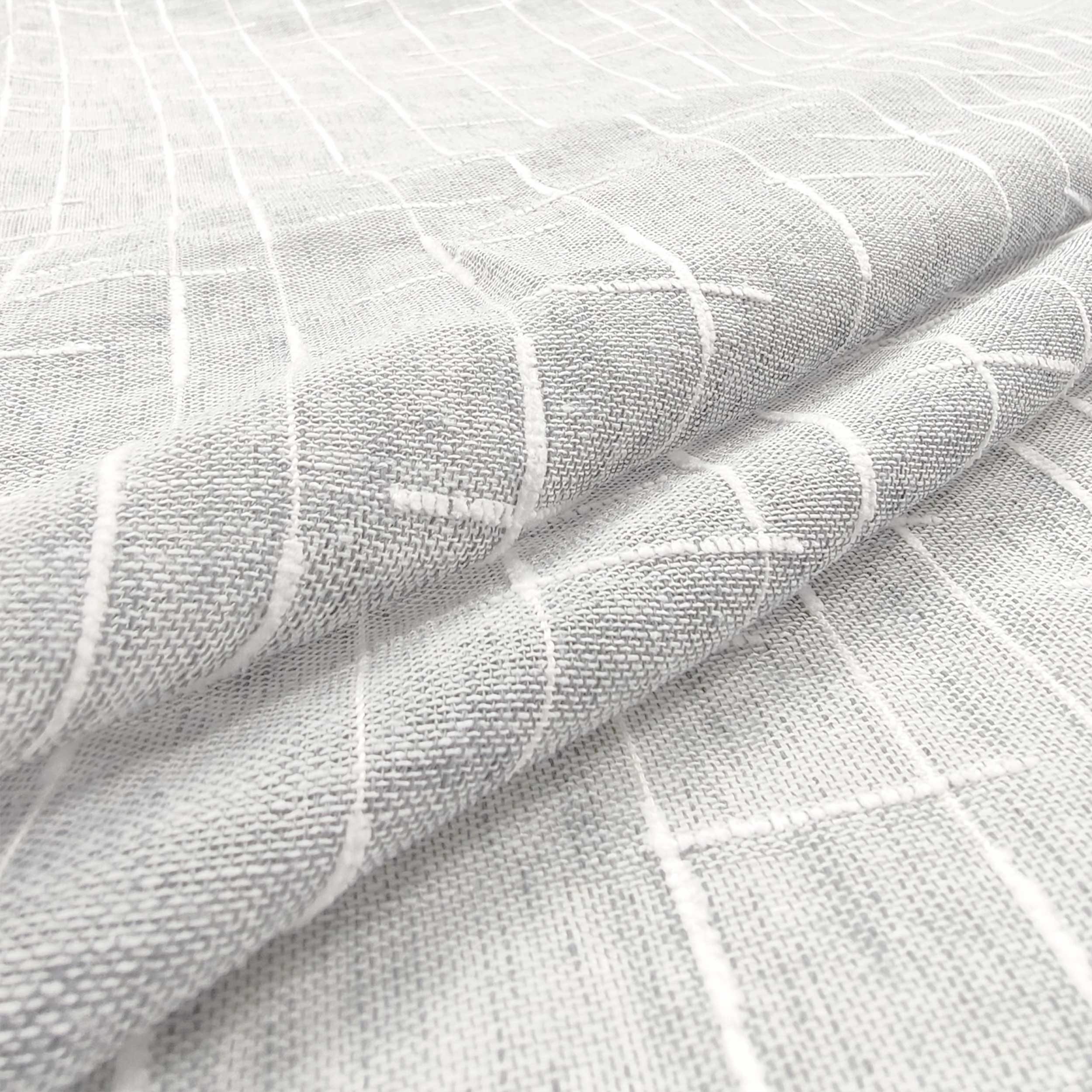 Tessuto Tenda Milù Grigio Perla