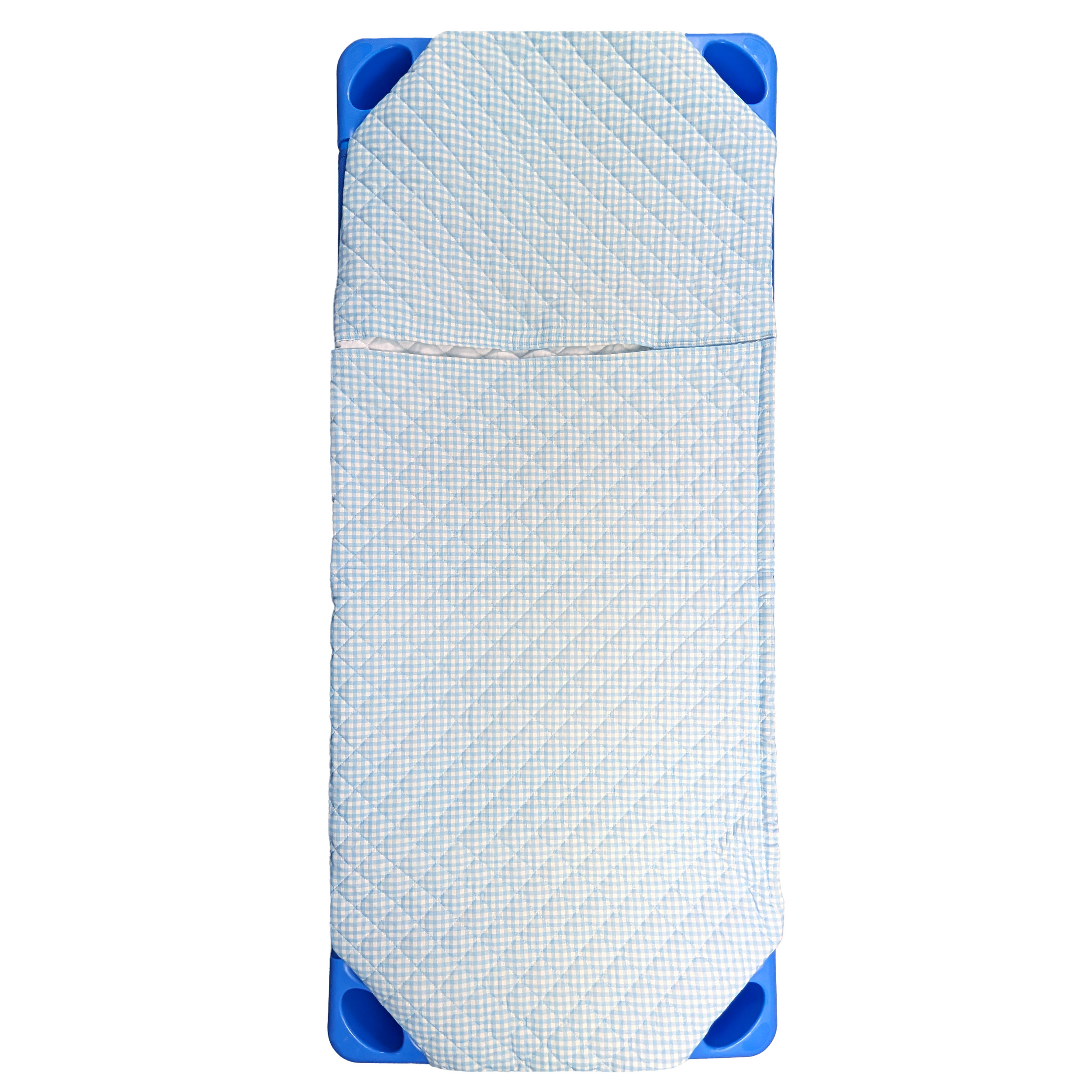 Sacco Nanna Sagomato per Brandine Quadretti Azzurro Image