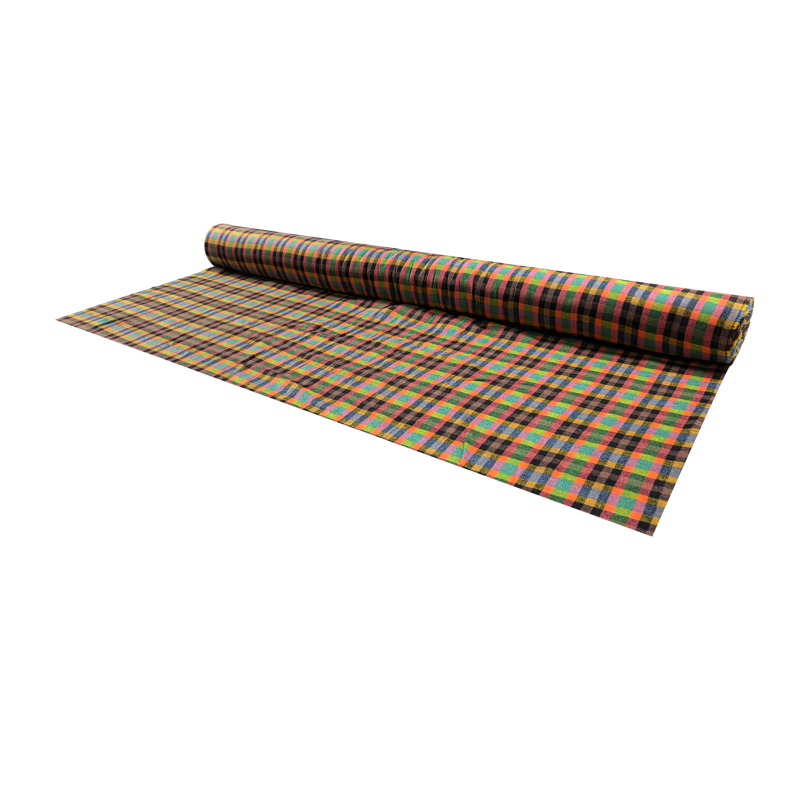 Flanella Tartan Quadri Colorati Image
