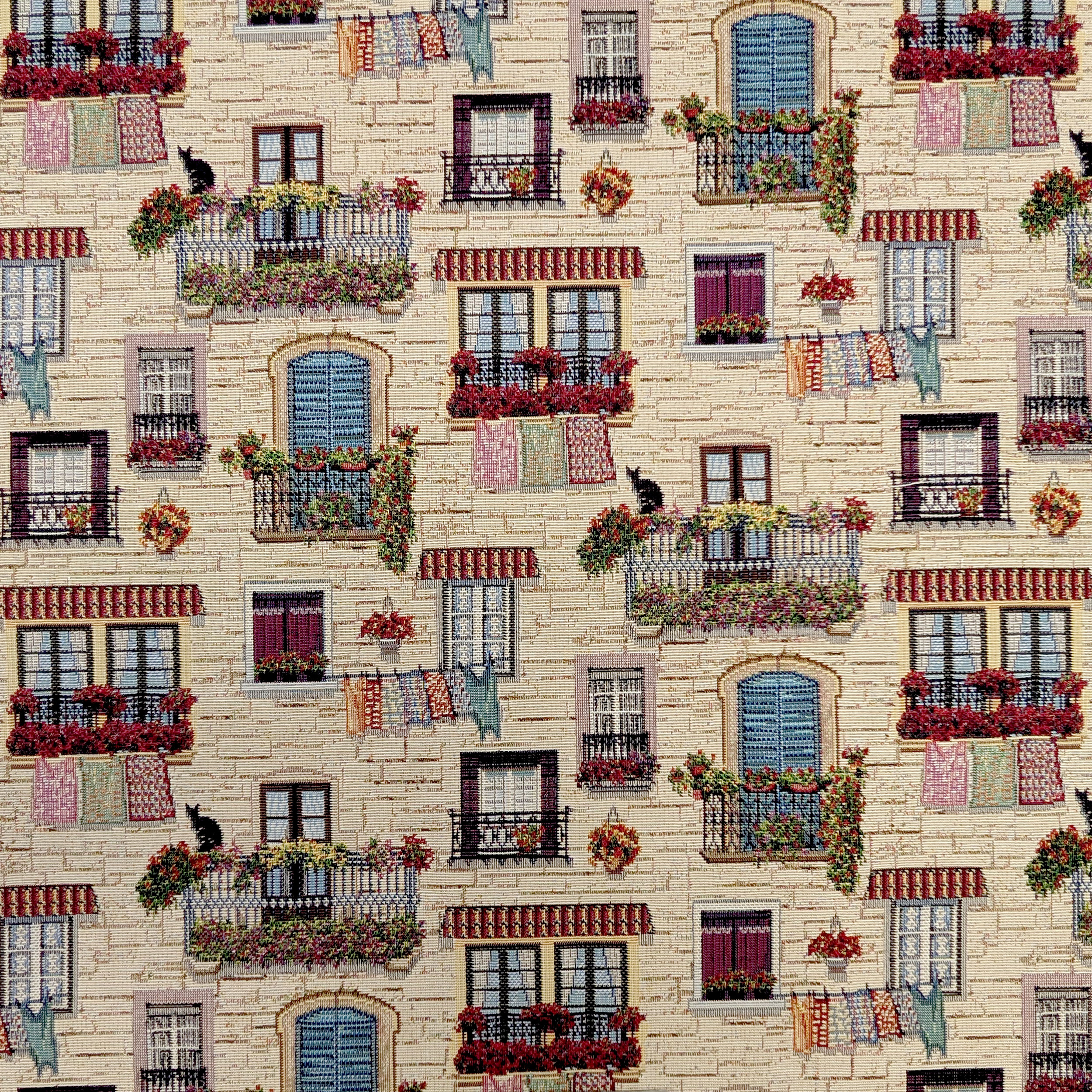 Ritaglio Tessuto Gobelin Fantasia Parisienne 100x140 cm Image
