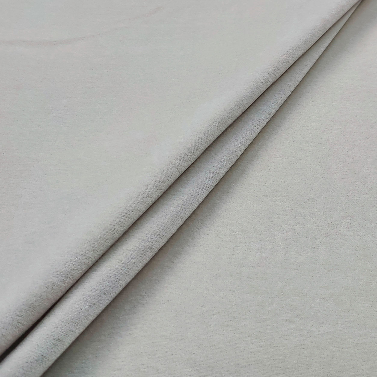 Ciniglia in Cotone Natural Grigio Chiaro