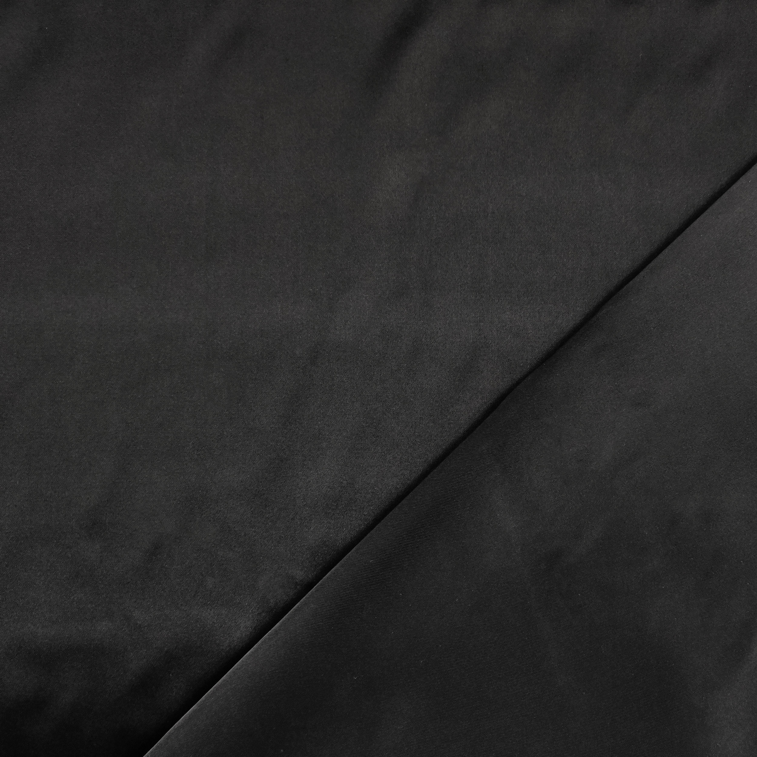 Doppio Raso Viscosa Seta Nero